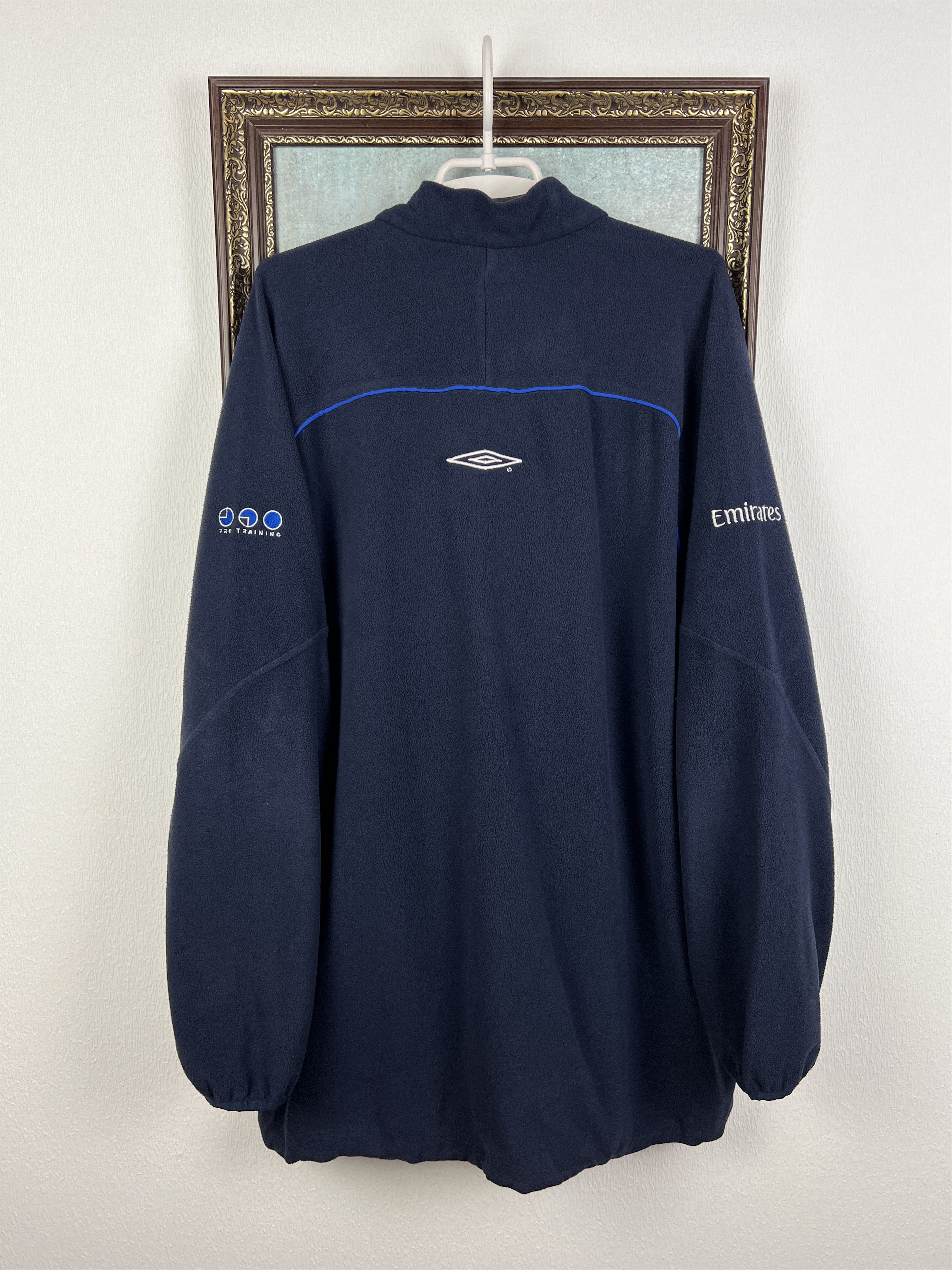 Umbro Vintage Chelsea Football Fleece Jacket Soccer Track Top Size US XXL / EU 58 / 5 - 10 Thumbnail