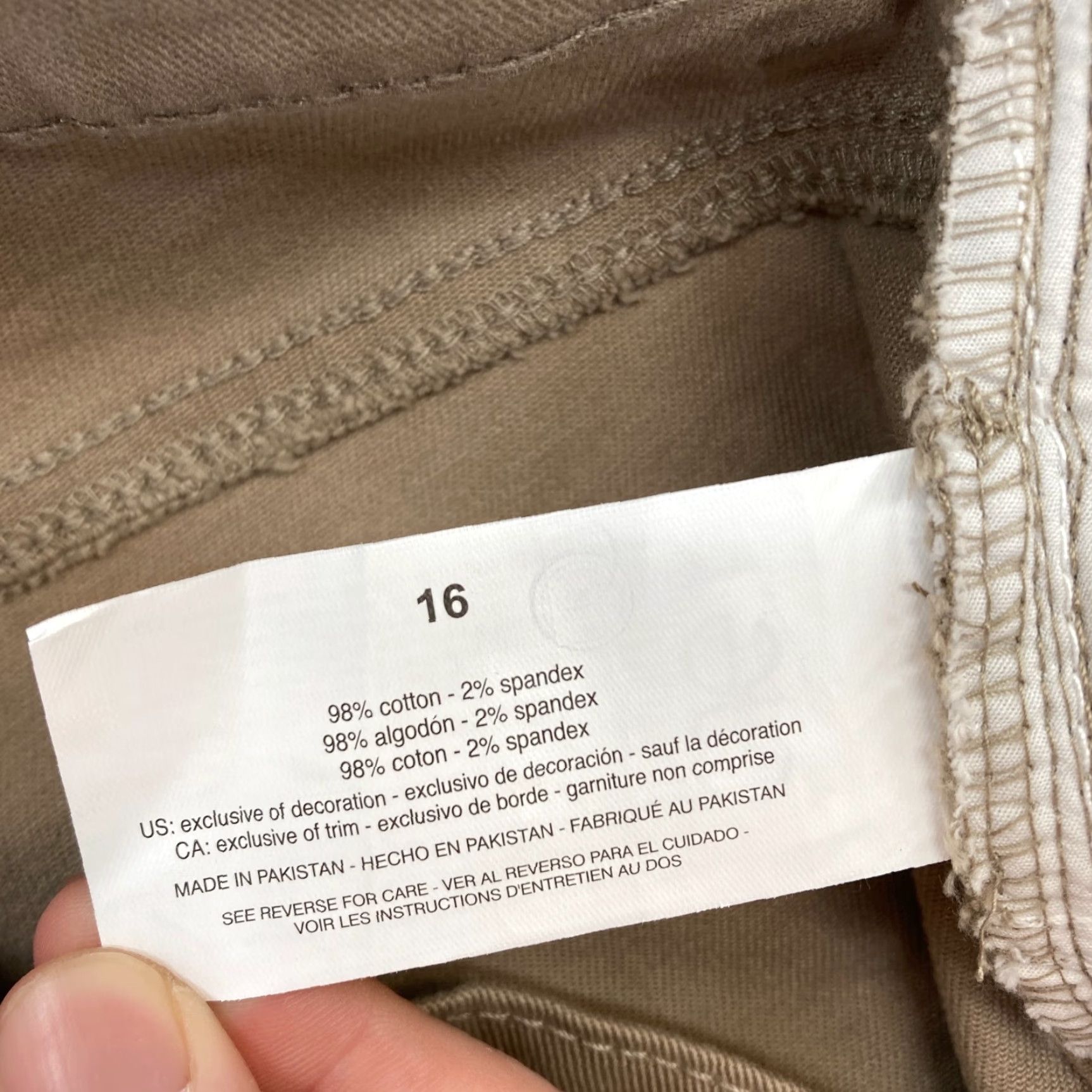 Gloria Vanderbilt Gloria Vanderbilt Amanda Jeans Women's 16 Brown Denim Tapered Leg Classic Pants Jeans Size 25" / US 0 / IT 36 - 5 Thumbnail