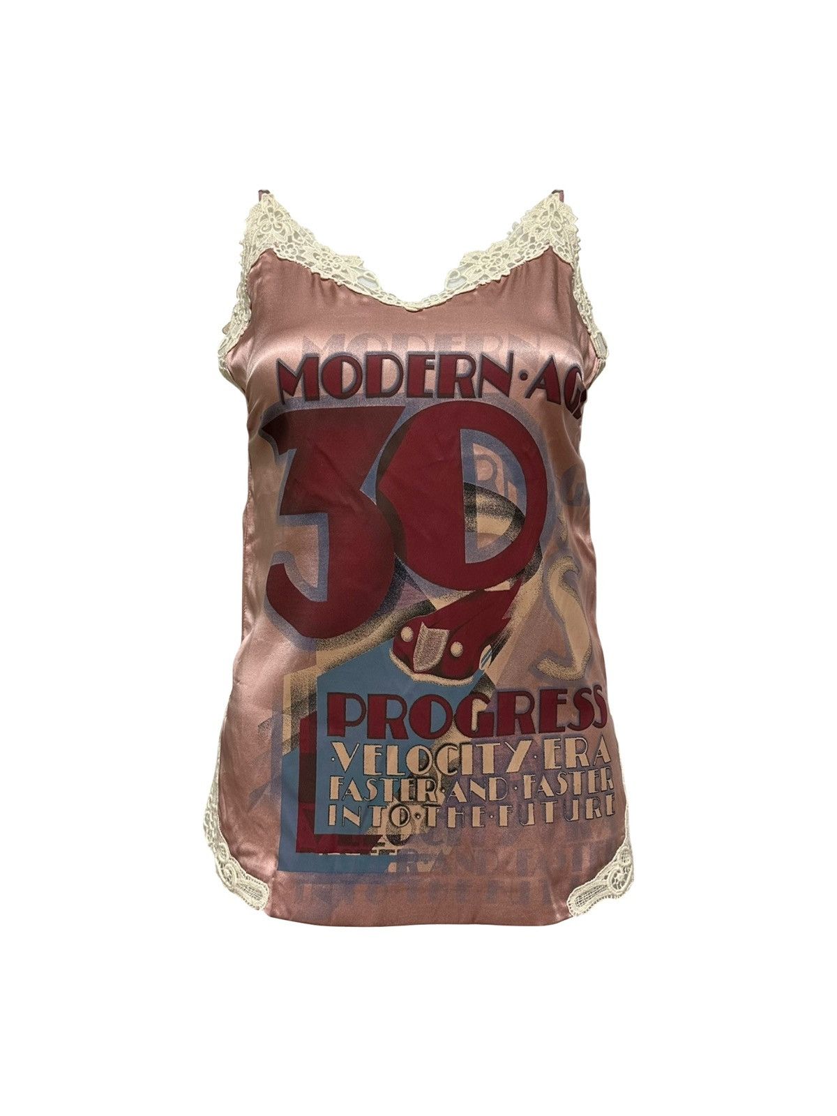 D&G Fall Winter 2004 Silk Lace Trim Camisole