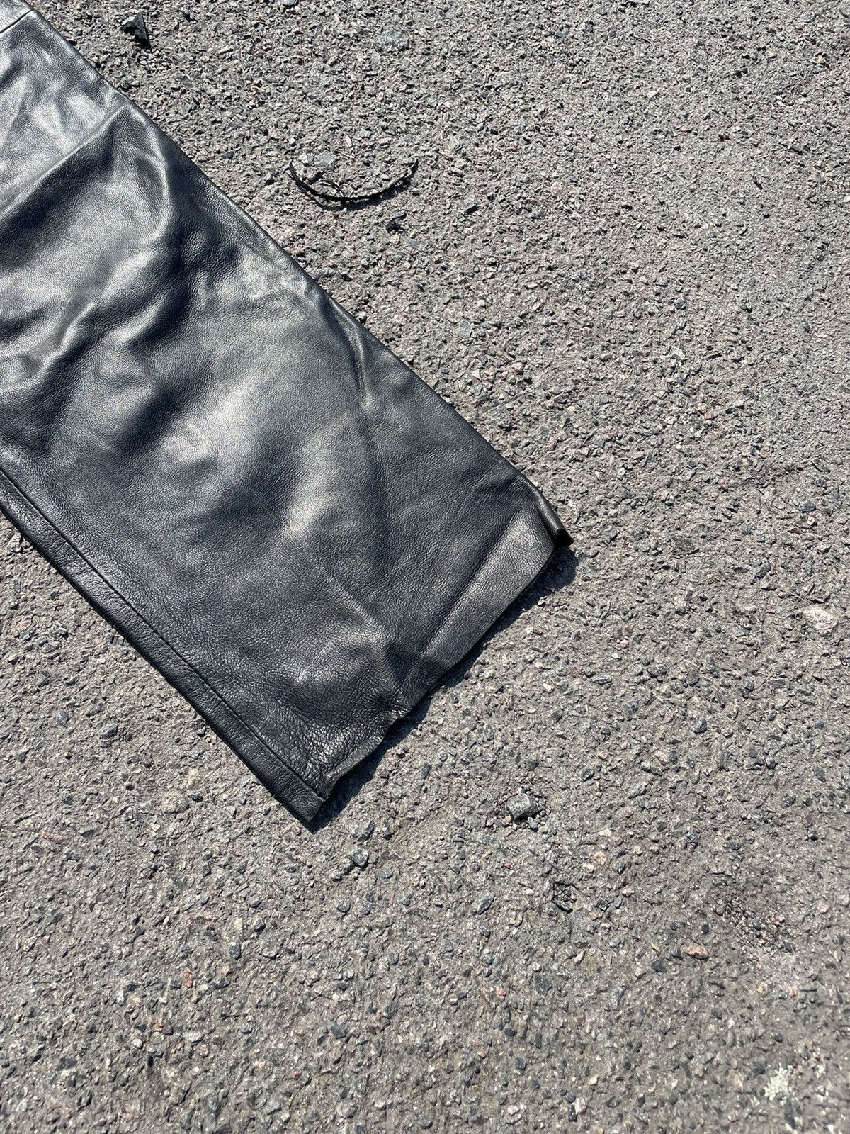 Leather × Vintage Vintage Nappa Leather pants Size US 30 / EU 46 - 2 Thumbnail