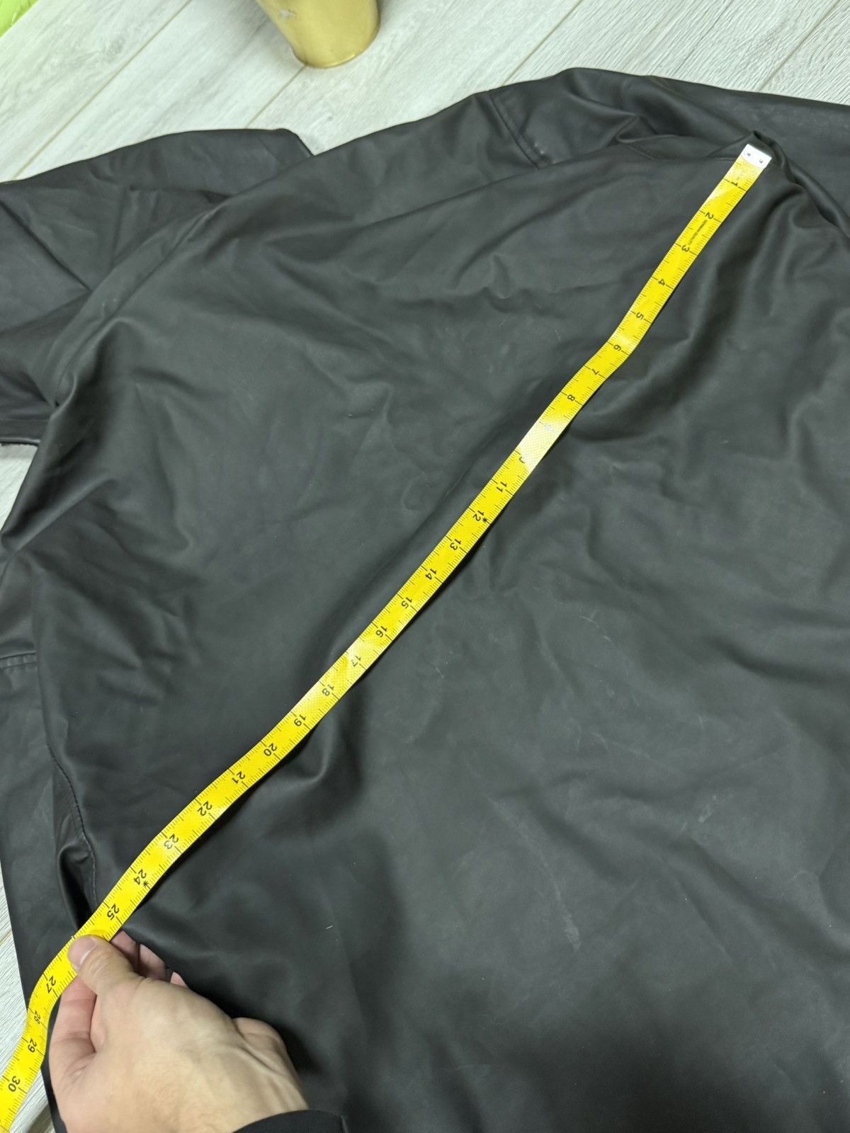 Vintage Fireman France PVC rubbed vintage coat jacket hooded Size US L / EU 52-54 / 3 - 13 Thumbnail