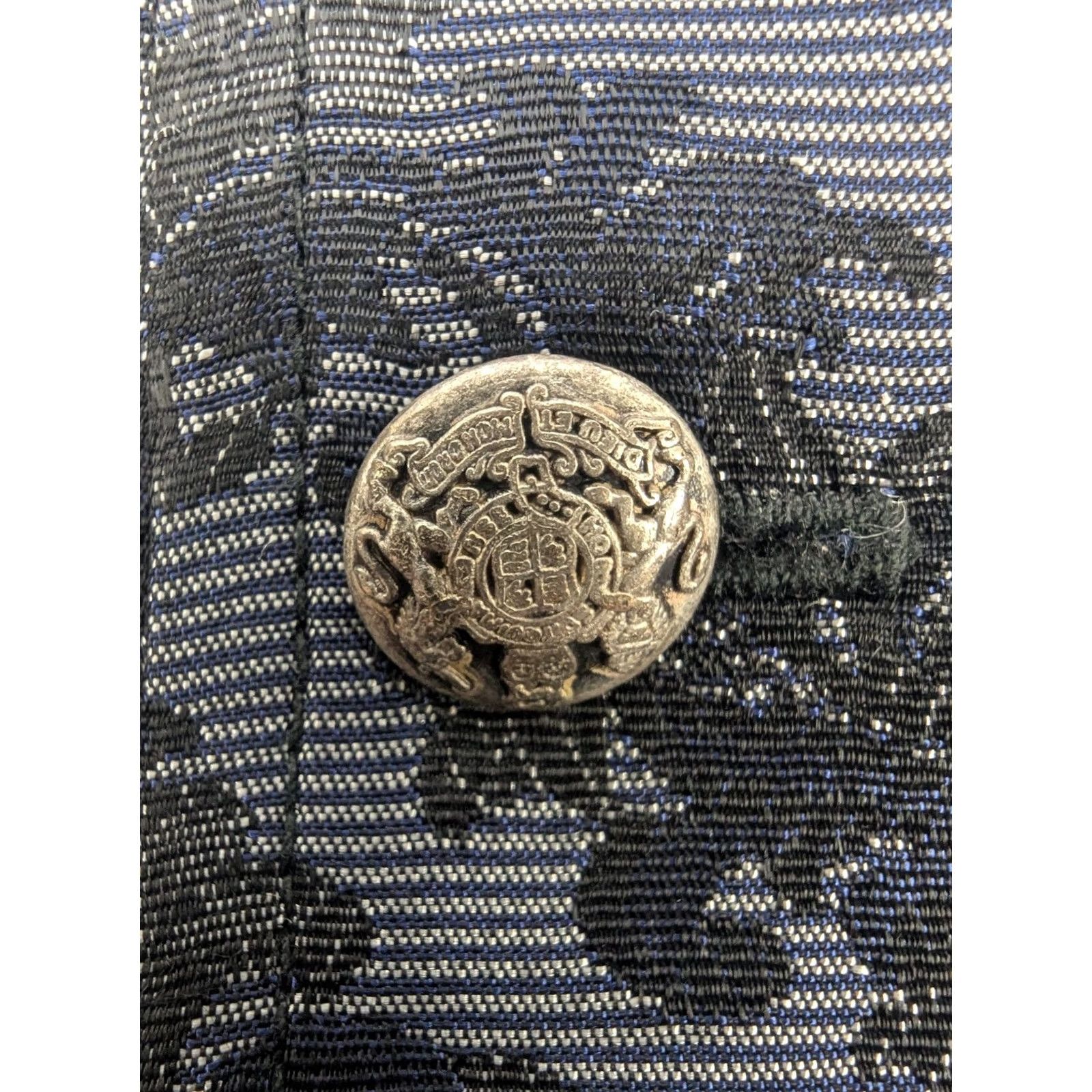 Vintage VINTAGE The Old Frontier Clothing Co Floral Vest Men's Large Gray Navy Button USA Western 80s Slim Regular Buttoned Vest Mens Size US L / EU 52-54 / 3 - 7 Thumbnail