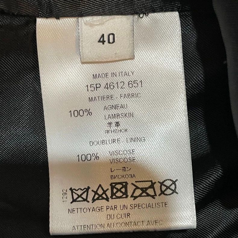 Givenchy Givenchy Black Full Leather Skirt Size 40 Size XS / US 0-2 / IT 36-38 - 4 Thumbnail
