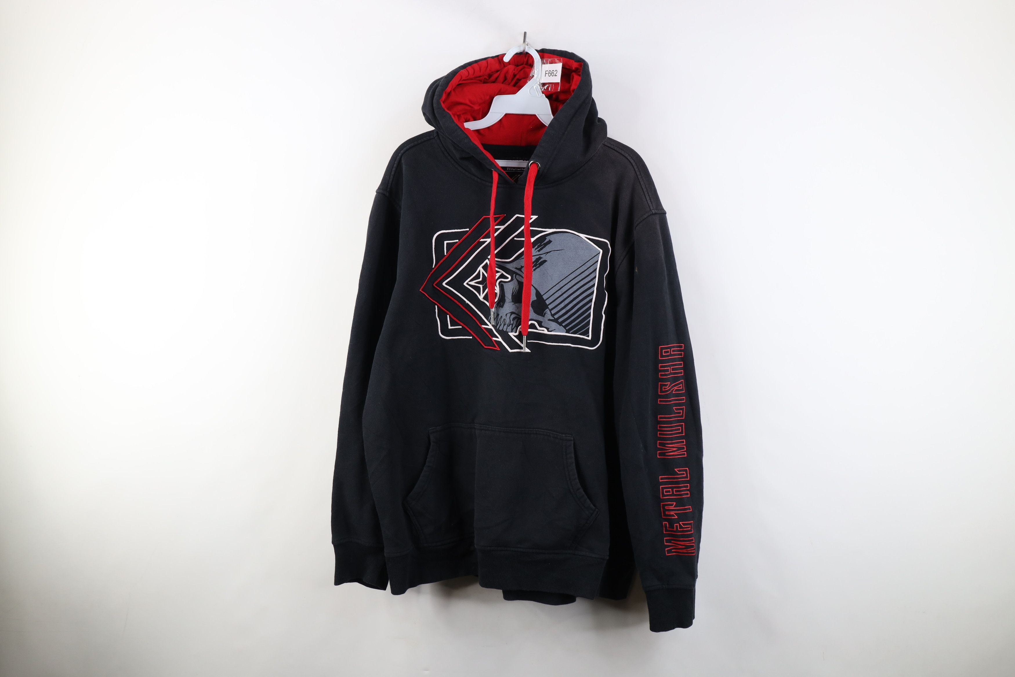 Vintage Vintage Metal Mulisha Spell Out Army Skull Hoodie Sweatshirt Size US XXL / EU 58 / 5 - 1 Thumbnail