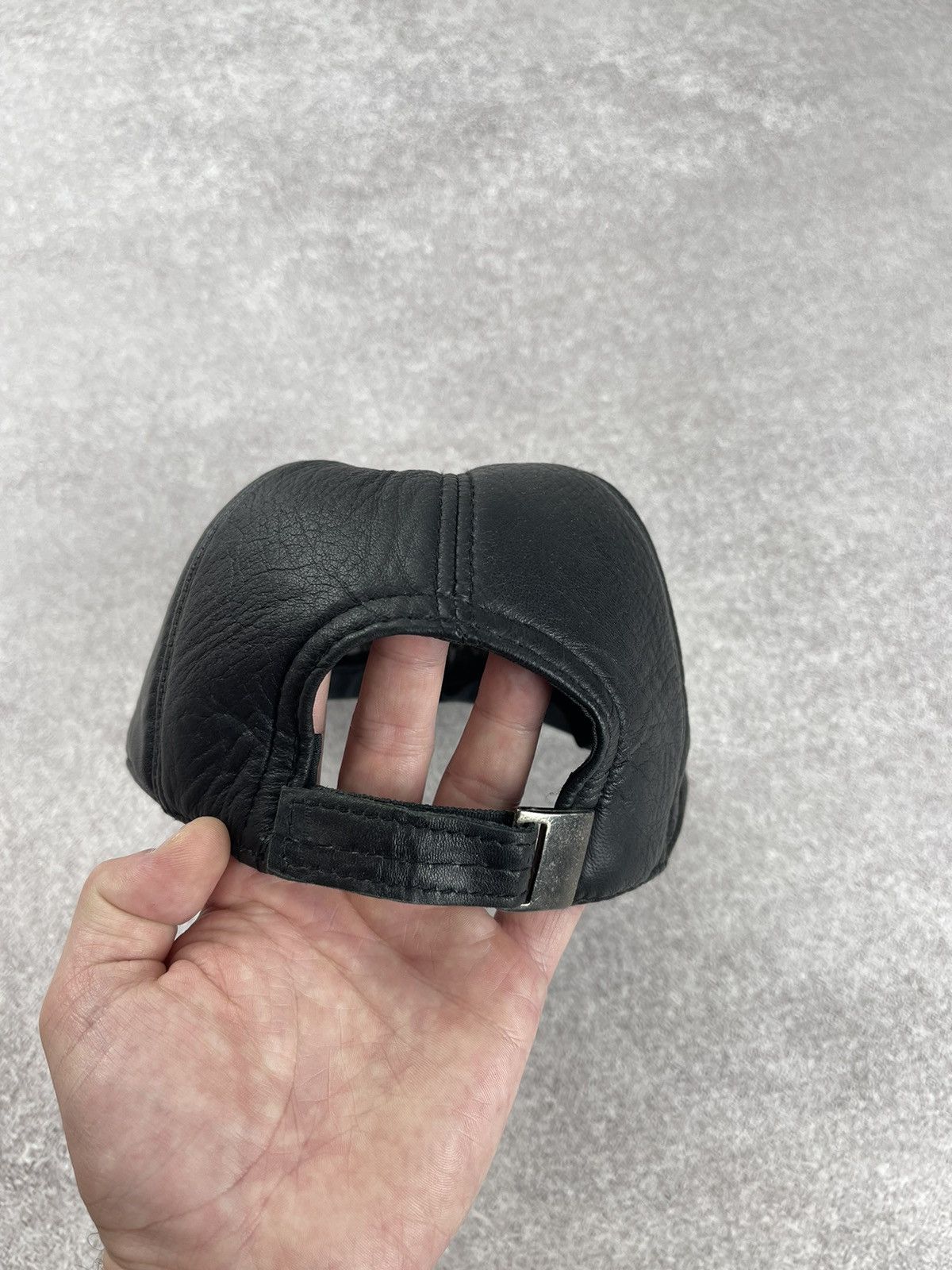Harley Davidson × Vintage Vintage Harley Davidson Leather Cap OS Size ONE SIZE - 4 Thumbnail