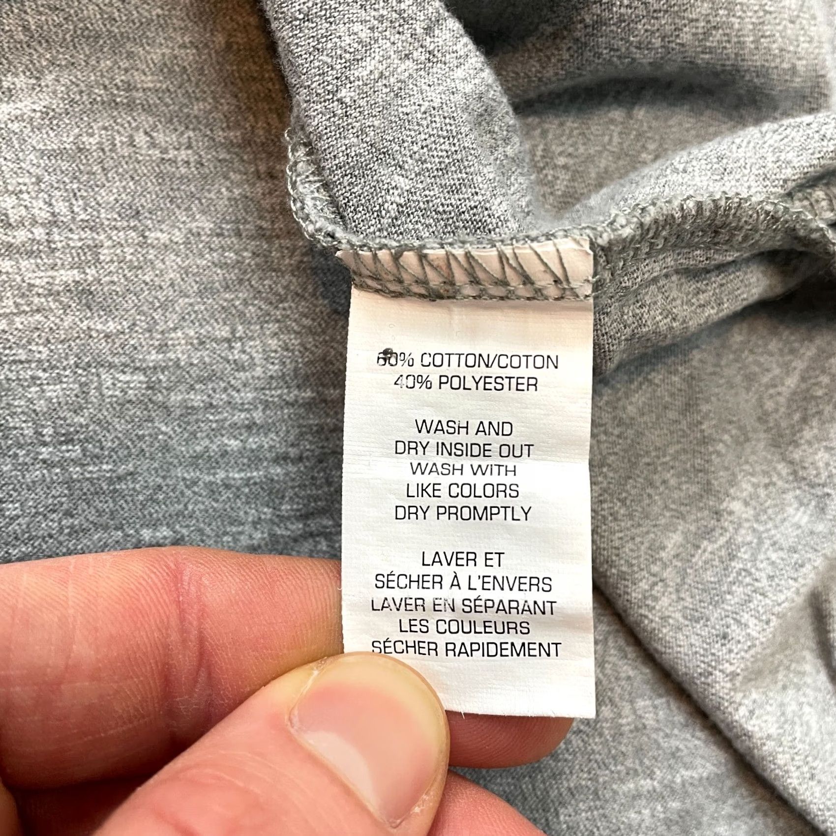 Van Heusen VINTAGE Van Heusen Polo Shirt Mens Large Gray Flex Stretch Collared Pocket Slim Fit Size US L / EU 52-54 / 3 - 7 Thumbnail
