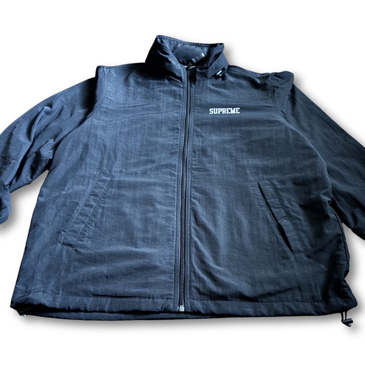 Champion × Supreme Supreme x Champion Black Men’s M Windbreaker Jacket SS18 Size US M / EU 48-50 / 2 - 6 Thumbnail