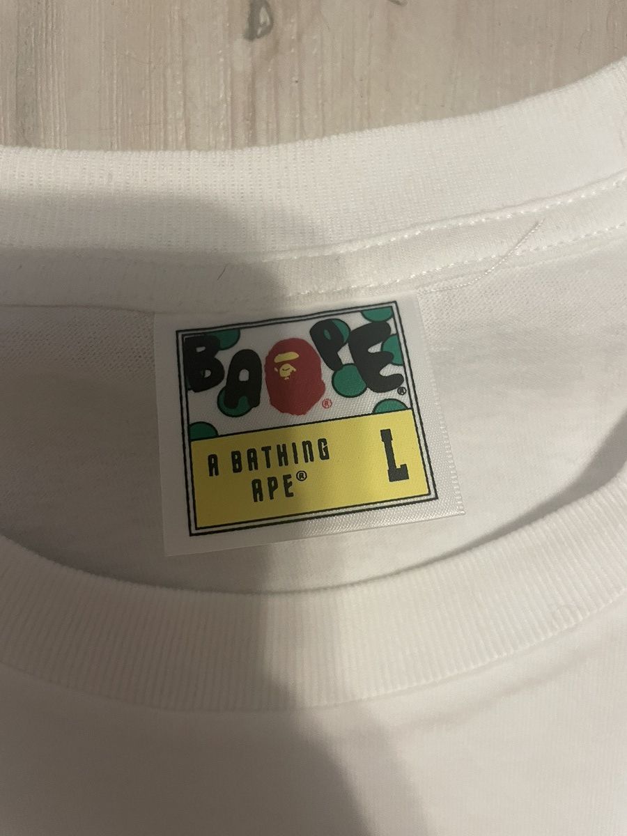 Bape Bathing Ape camo and white tee Size US L / EU 52-54 / 3 - 2 Thumbnail