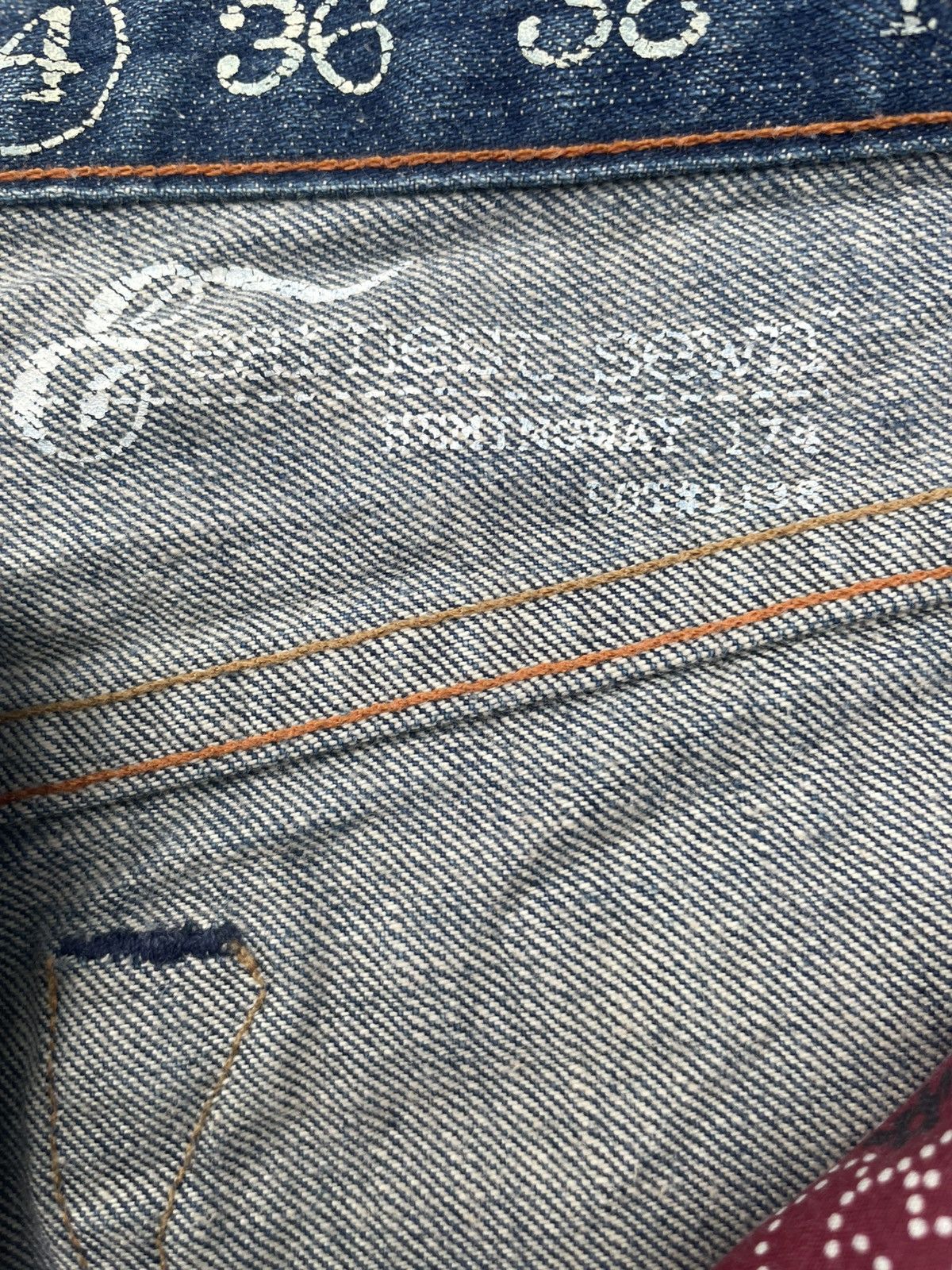Earnest Sewn Earnest Sewn Flare Distresed Jeans Size US 35 - 19 Thumbnail