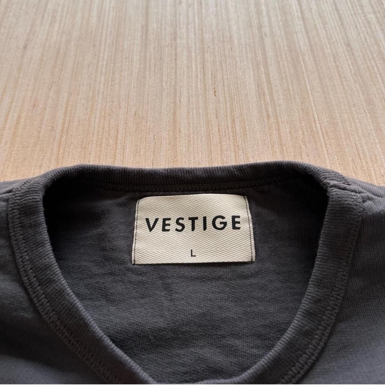 Designer Vestige Crewneck Sweater 100% Organic Cotton Size US L / EU 52-54 / 3 - 5 Thumbnail