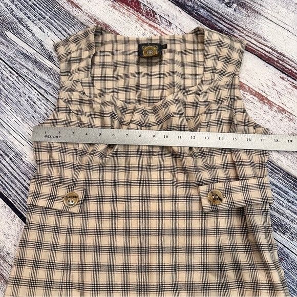 Other Debbie Shuchat Wool Plaid Sheath Midi Dress Size XL / US 12-14 / IT 48-50 - 6 Thumbnail