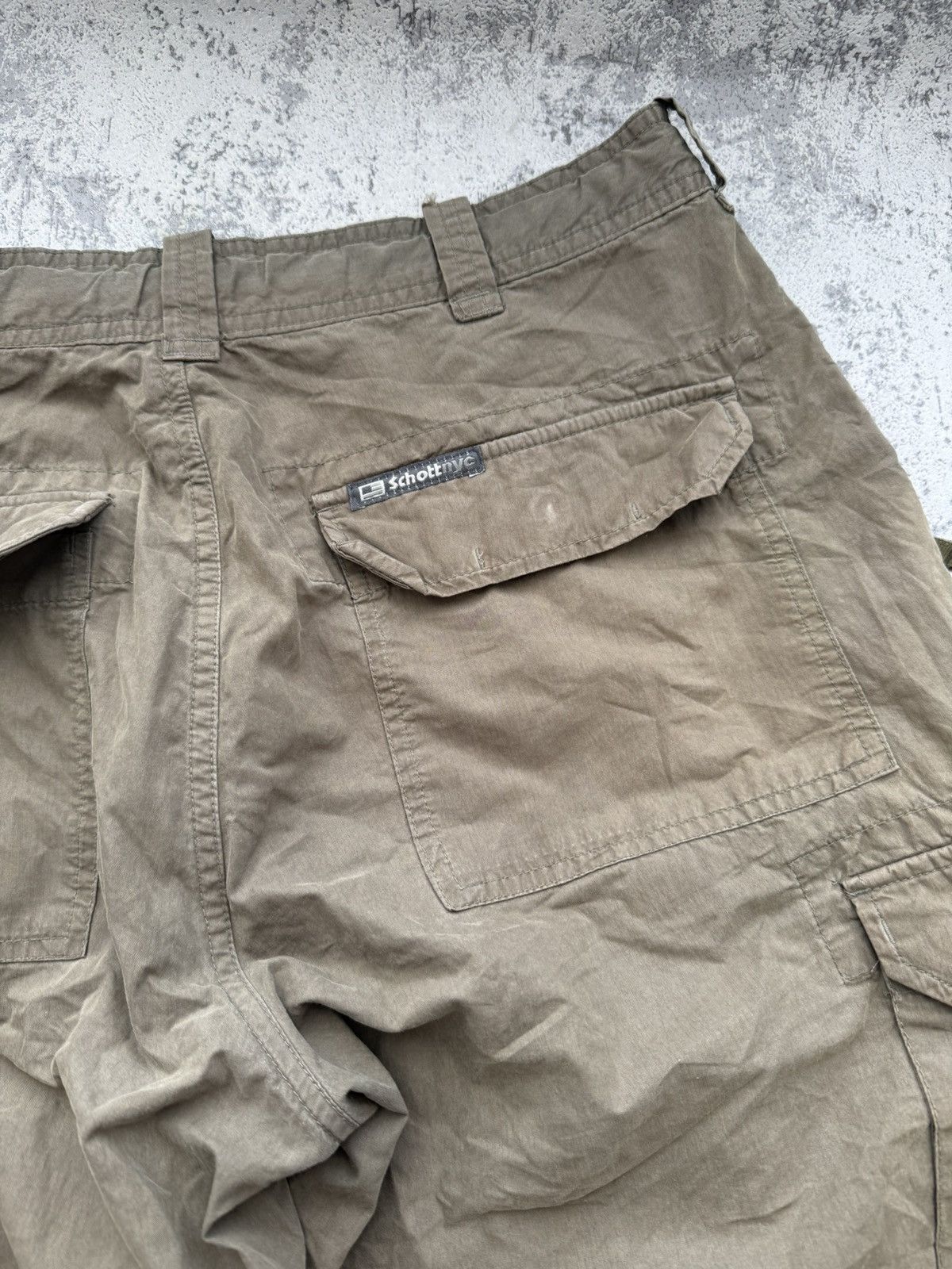 Schott × Vintage Vintage Schott N.Y.C Military Cargo Pants Size US 32 / EU 48 - 11 Thumbnail