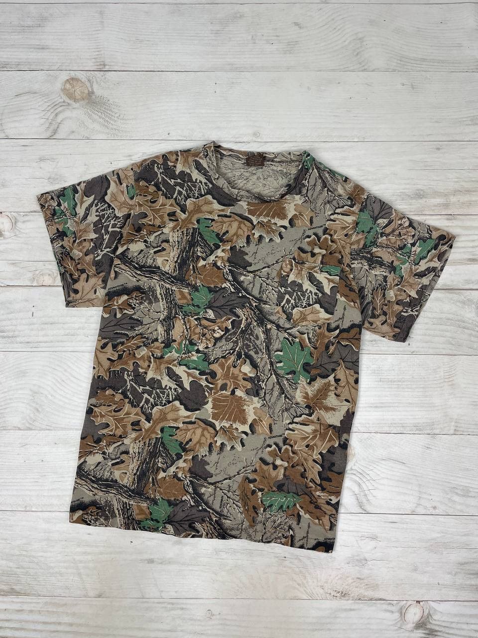 Realtree Vintage Realtree Camo 90s T Shirt Army Military Size US L / EU 52-54 / 3 - 1 Thumbnail