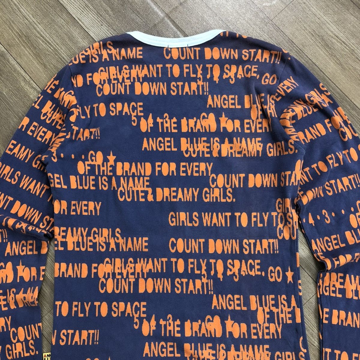 Angel Blue × Hysteric Glamour × Japanese Brand 2000s Angel Blue Iconic Design Poem Goa LGB Long Slevee Size S / US 4 / IT 40 - 11 Thumbnail