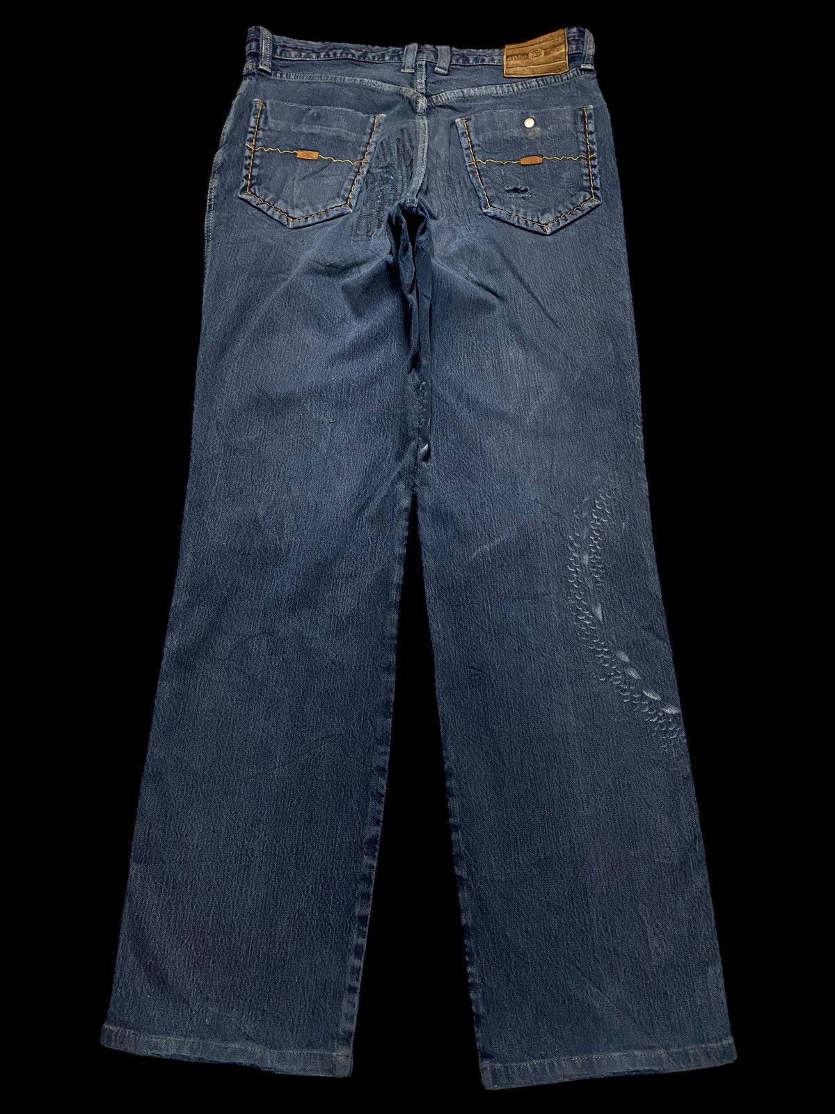 Japanese Brand Vintage Japanese Brands Santafe Dragon Distressed Jeans Size US 32 / EU 48 - 2 Thumbnail