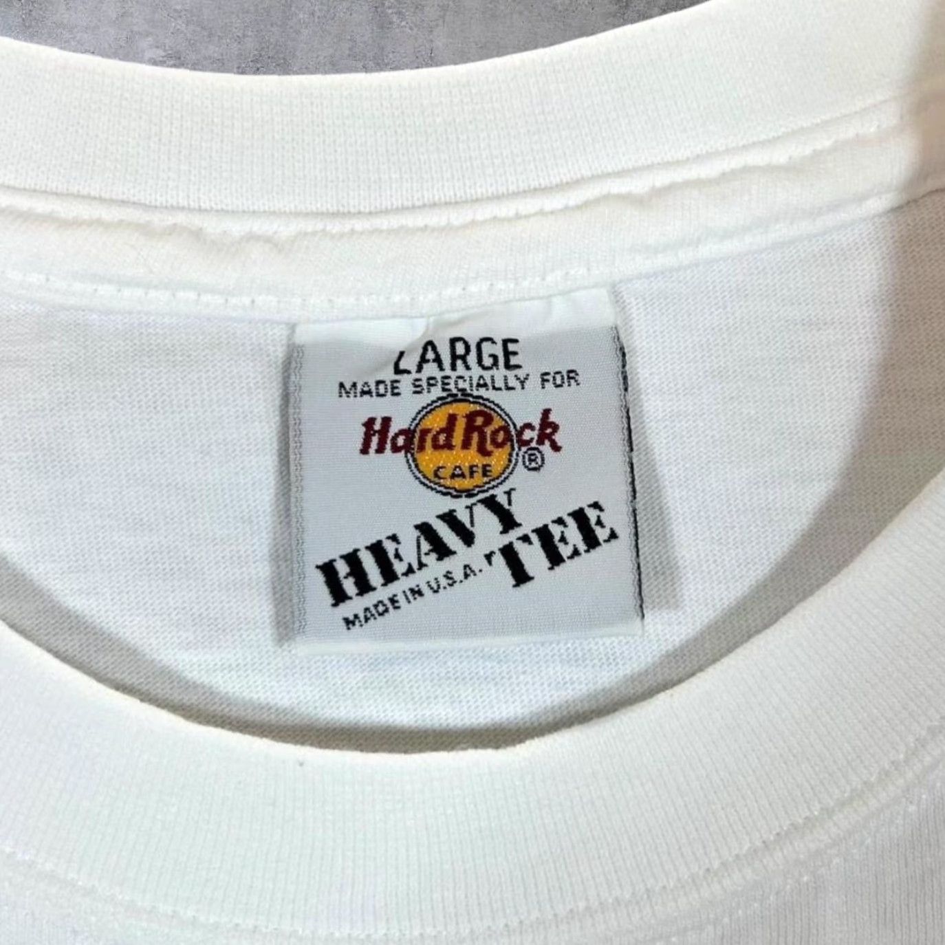 Hard Rock Cafe VINTAGE Hard Rock Cafe Shirt 90s Orlando Logo Graphic White L Mens T-Shirt Size US L / EU 52-54 / 3 - 3 Thumbnail