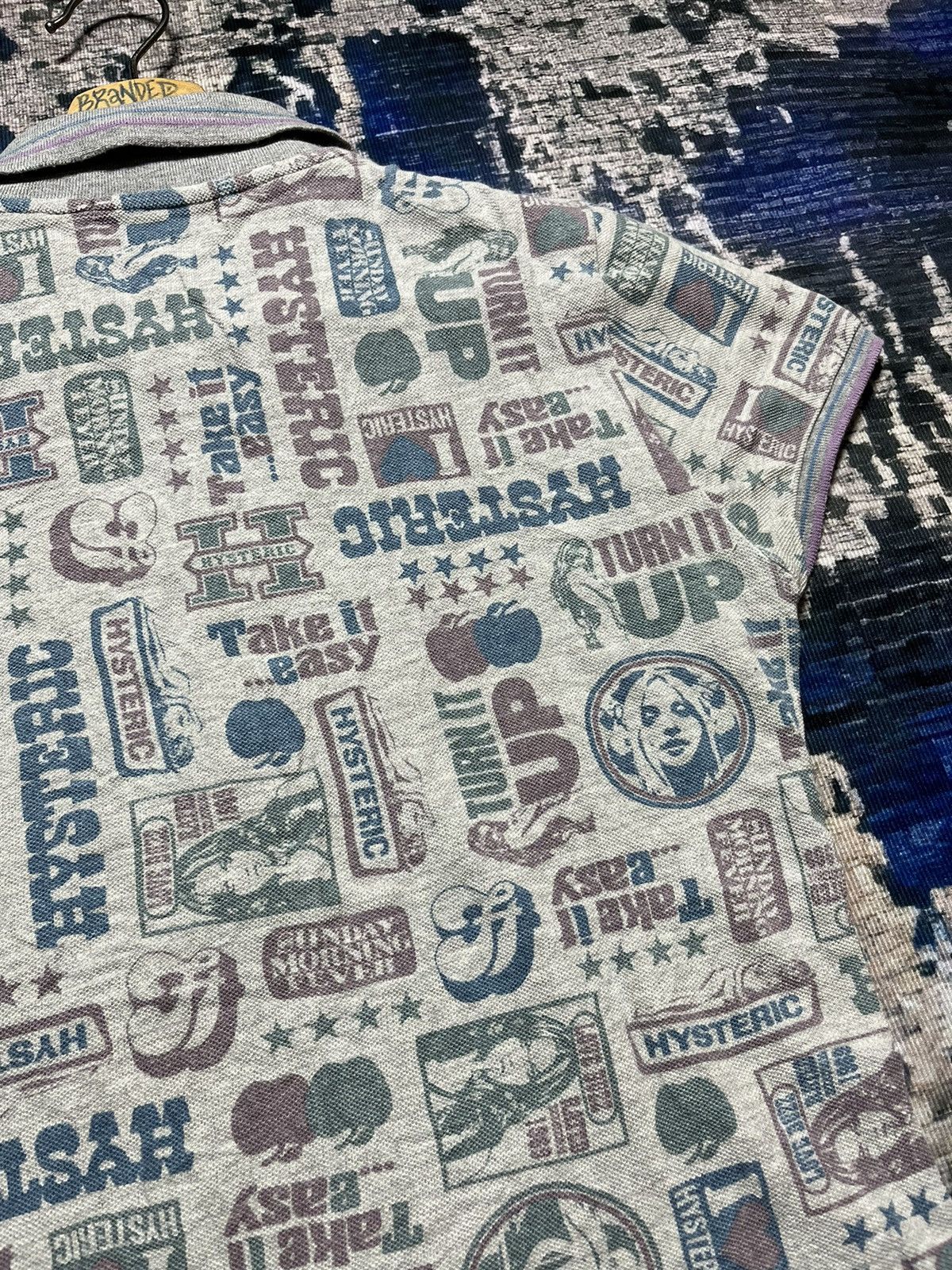Hysteric Glamour RARE Hysteric Glamour Full Print Polo Tees Japan 🇯🇵 Size M / US 6-8 / IT 42-44 - 15 Thumbnail