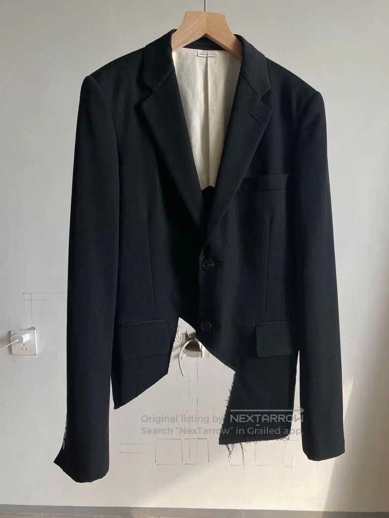 Comme des Garcons COMME des GARCONS Asymmetric Wool Blazer. Size US XS / EU 42 / 0 - 1 Thumbnail