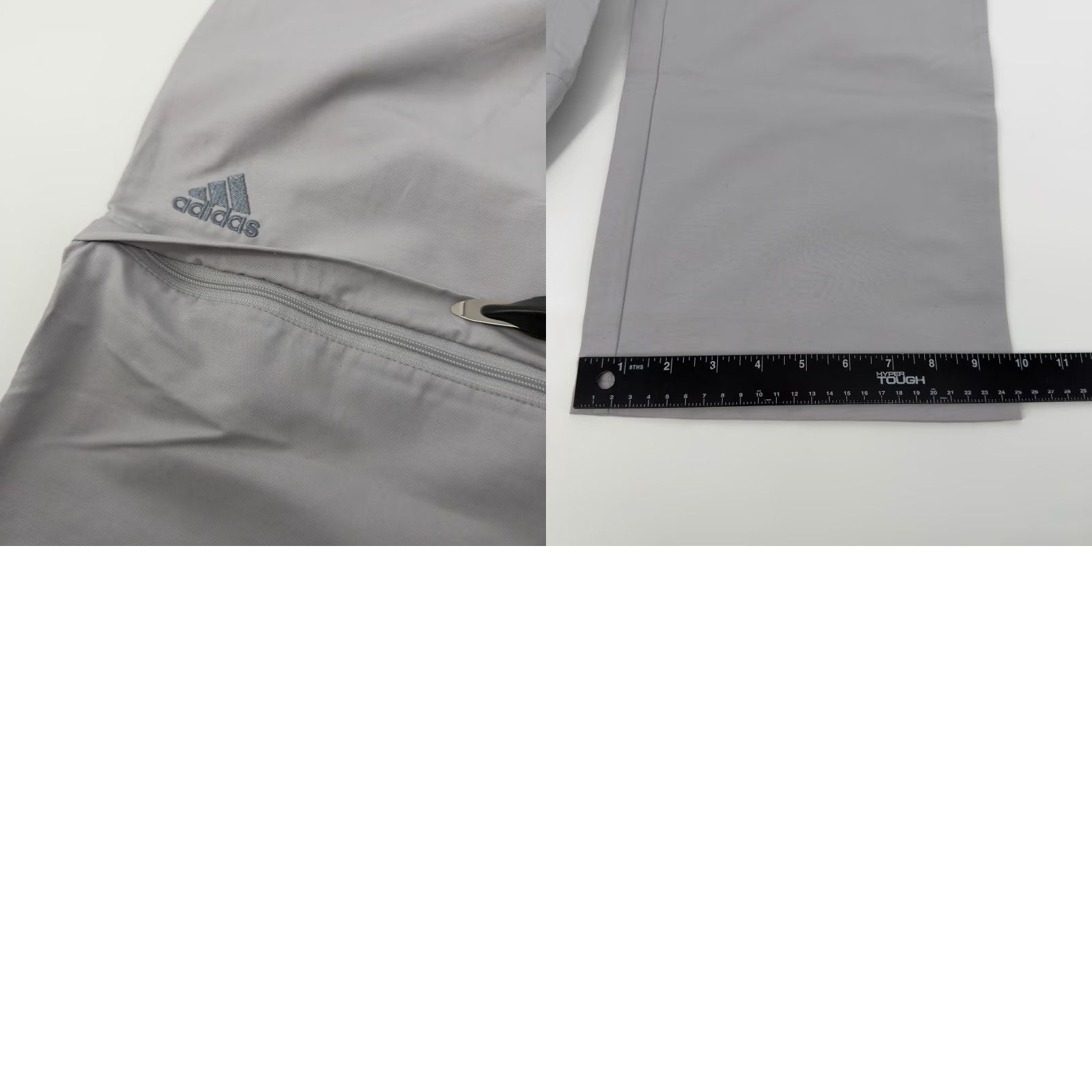 Adidas Adidas Beijing 2008 Paralympic Games Convertible Pants 2XL Gray Unisex Adults Track Pants Regular Size Pants Mens Womens Boys Girls Size US 39 - 9 Thumbnail