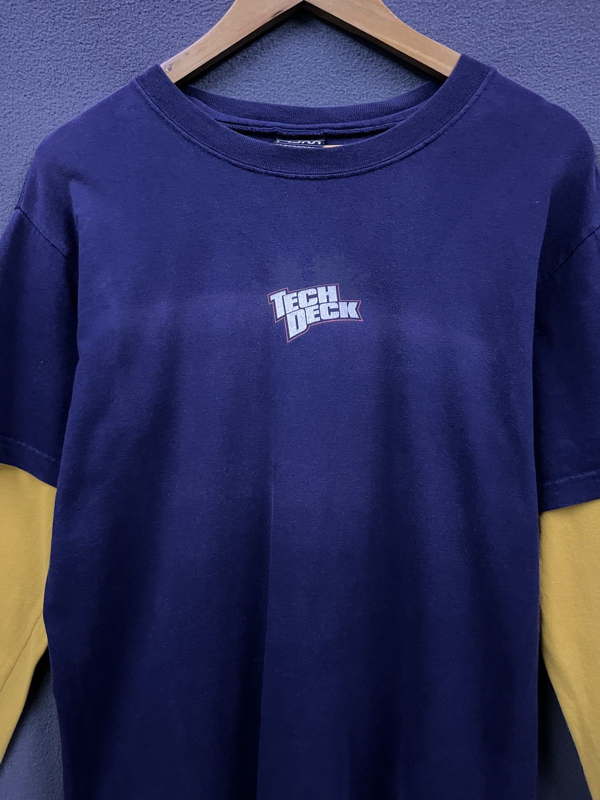 Vintage RARE ‼️ VINTAGE TECH DECK DOUBLE SLEEVE TSHIRT Size US M / EU 48-50 / 2 - 3 Thumbnail