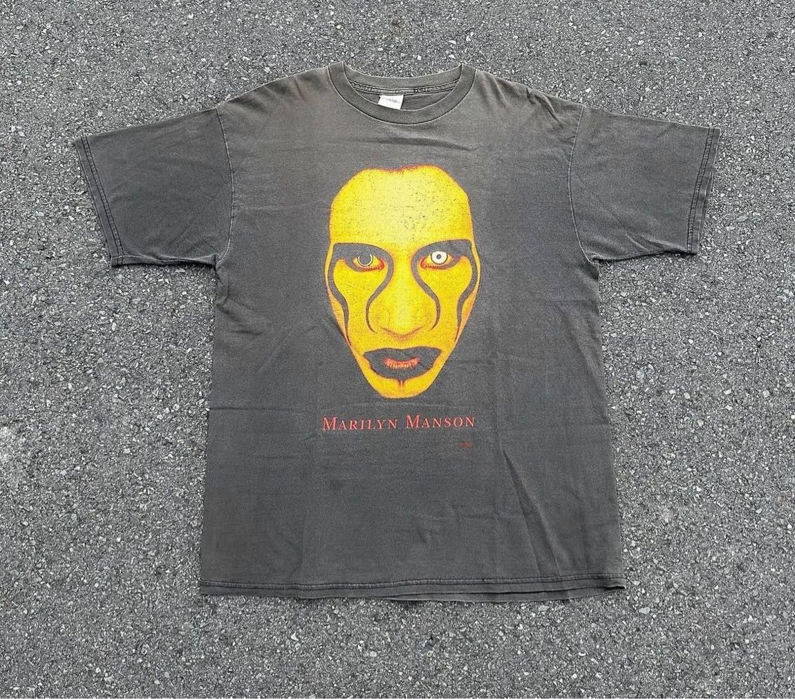 image of Band Tees x Vintage Marilyn Manson Sex Is Dead Vintage T Shirt in Black, Men's (Size XL)