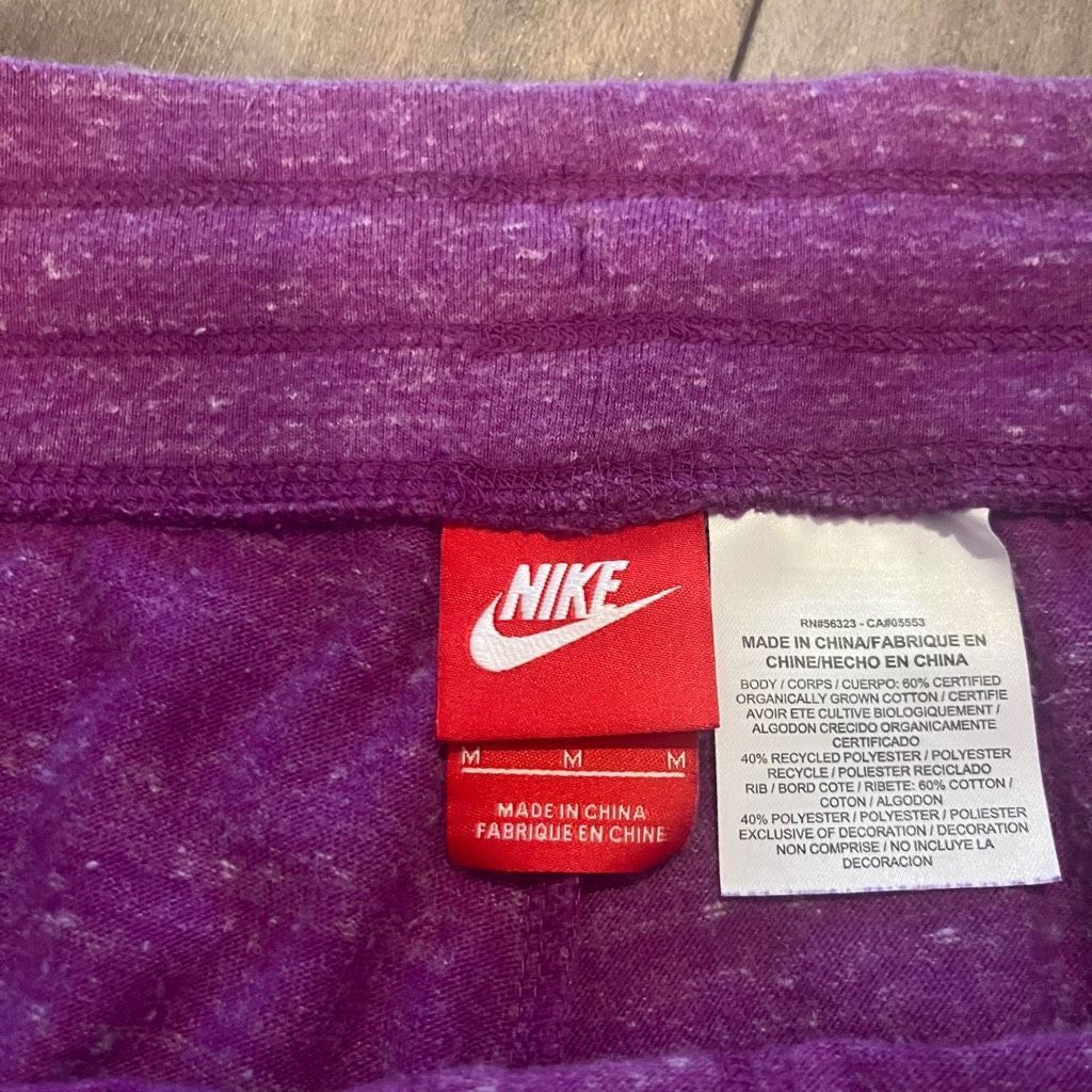 Nike Nike Purple Athletic Workout Joggers Women Medium Bin K-36 Size 28" / US 6 / IT 42 - 4 Thumbnail