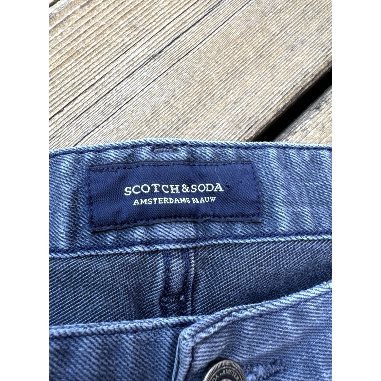 Scotch & Soda Scotch & Soda Jeans Slim Fit Denim 31x32 Mens Blue Slimming 5-Pocket USA Vintage No N/A Size US 31 - 7 Thumbnail