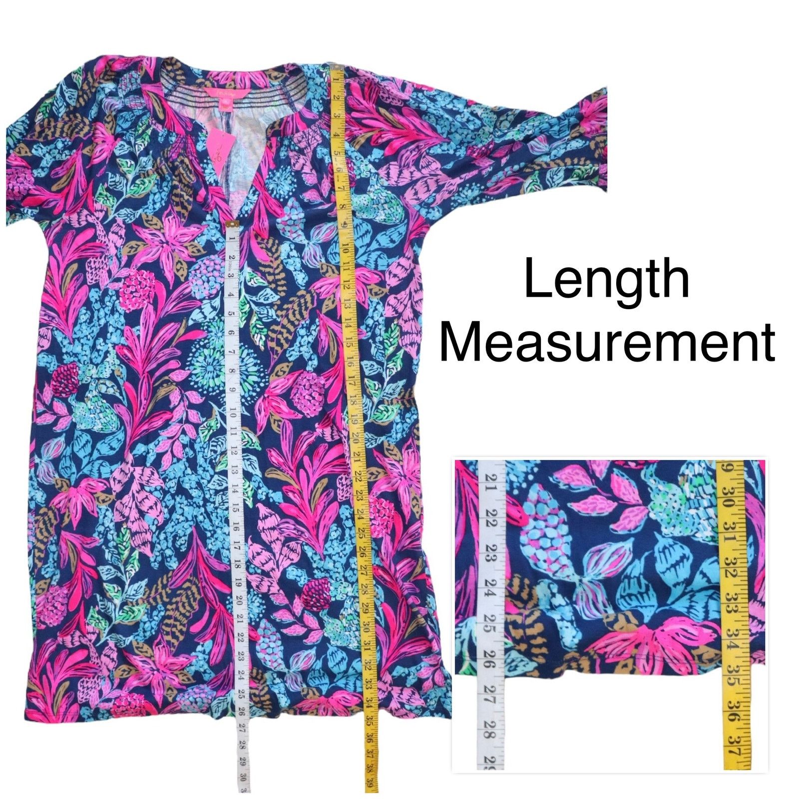 Lilly Pulitzer NWT Lilly Pulitzer Norris 3/4 Sleeve Dress Size Large 010933 Size L / US 10 / IT 46 - 5 Thumbnail