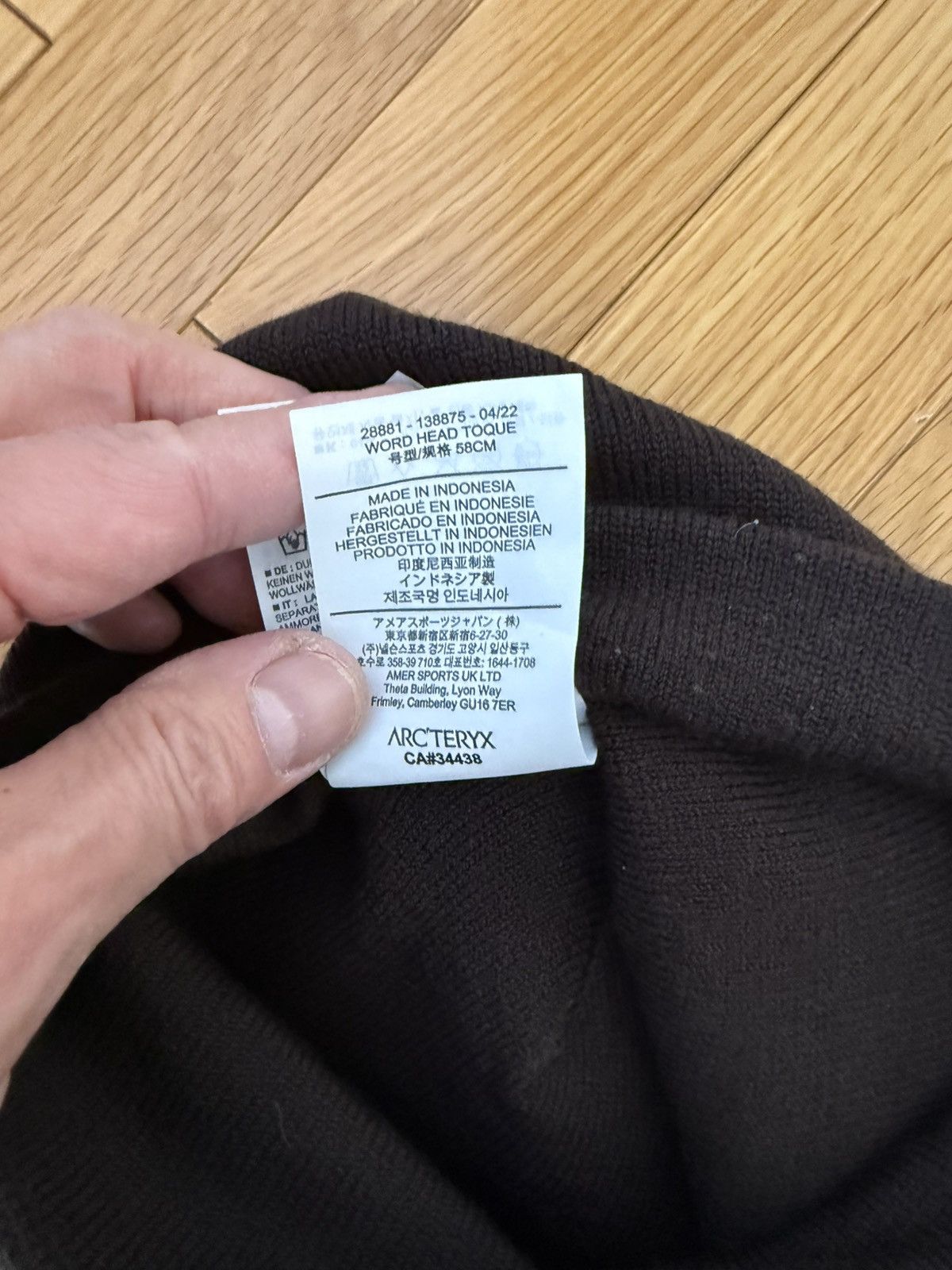 Arc'teryx Arc’teryx Word Toque Beanie dark brown Size ONE SIZE - 5 Thumbnail