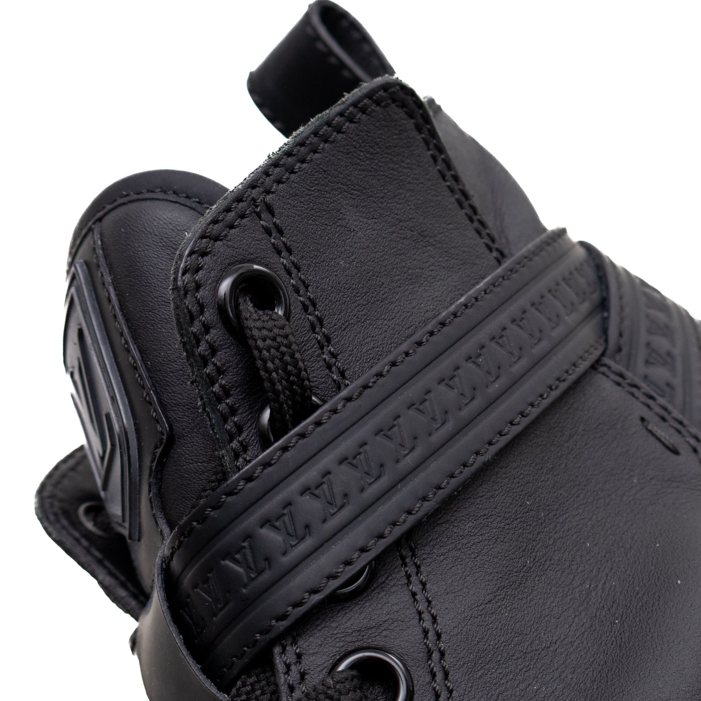 Louis Vuitton Louis Vuitton Falcon High Top Sneakers Black Leather Trainer Size US 9 / EU 42 - 10 Thumbnail
