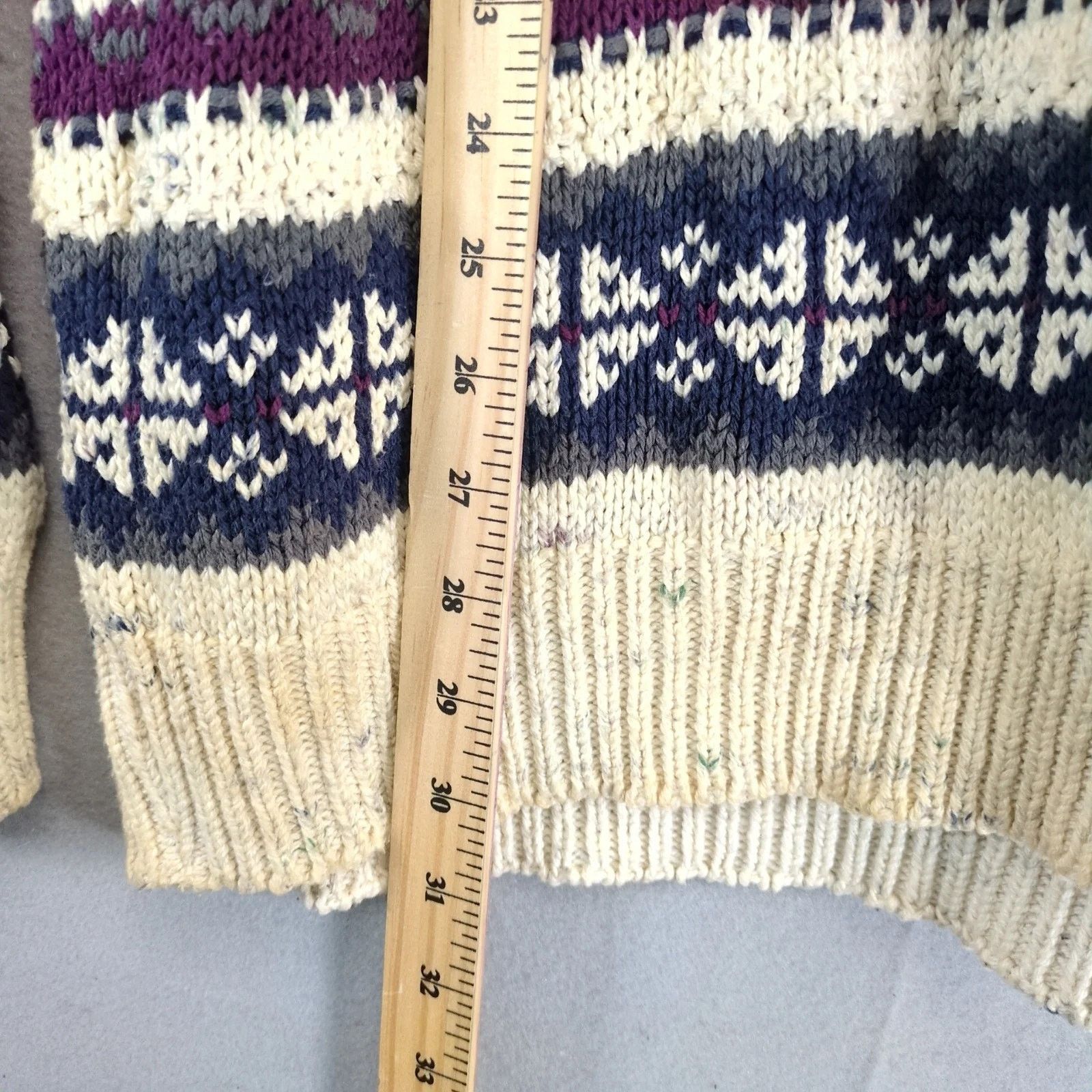Vintage Nowell's Pullover Knit Fair Isle Sweater Men's M Cotton USA Size US M / EU 48-50 / 2 - 7 Thumbnail