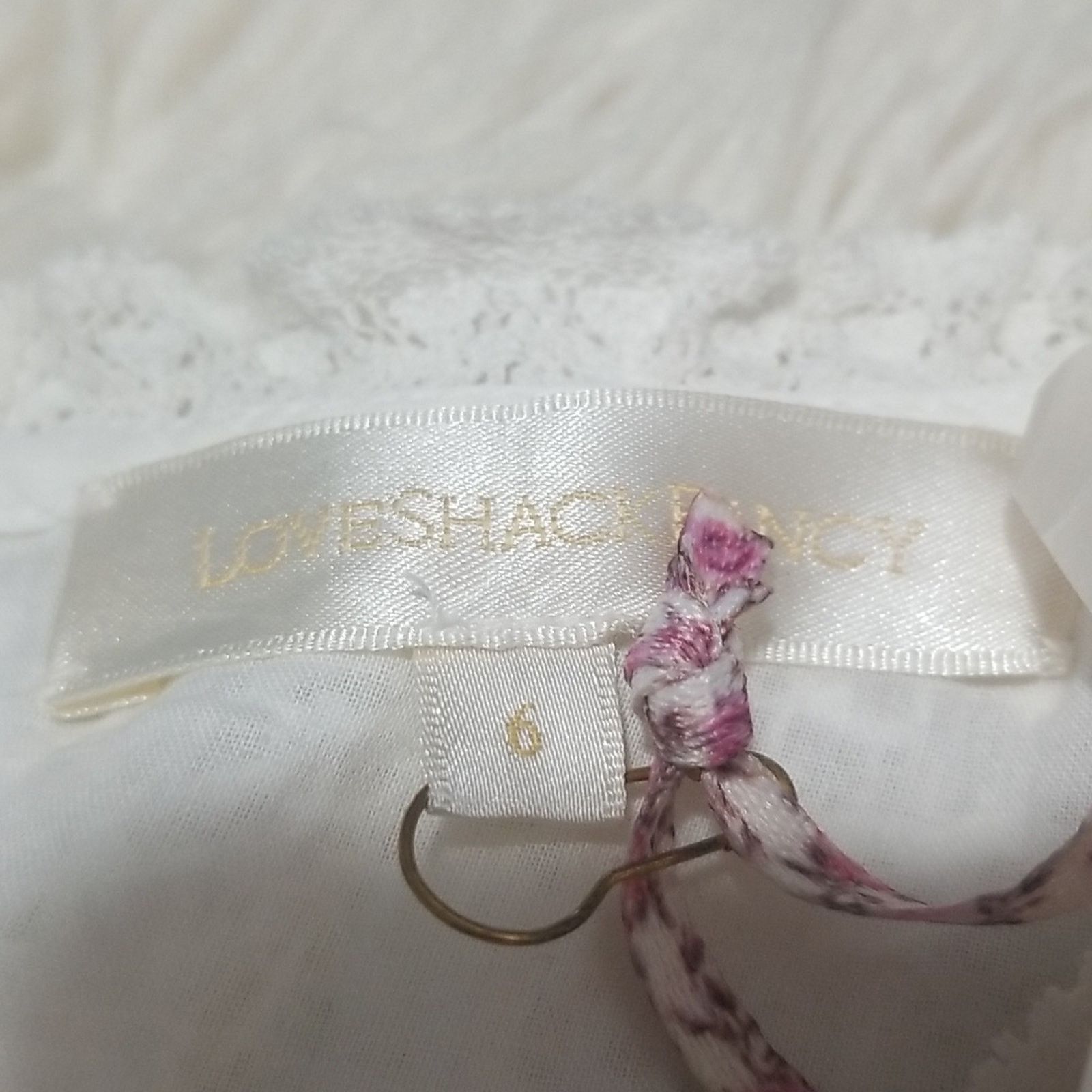 LoveShackFancy NWT LoveShackFancy Leira Lace Blouson-sleeve Mini Dress Size M / US 6-8 / IT 42-44 - 11 Thumbnail