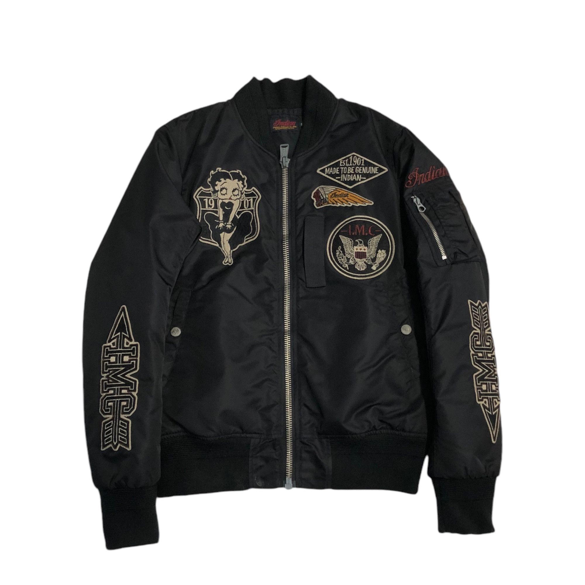 Cartoon Network × Indian Motorcycle × Japanese Brand Indian motocycle x betty boop bombers jacket Size US S / EU 44-46 / 1 - 1 Thumbnail