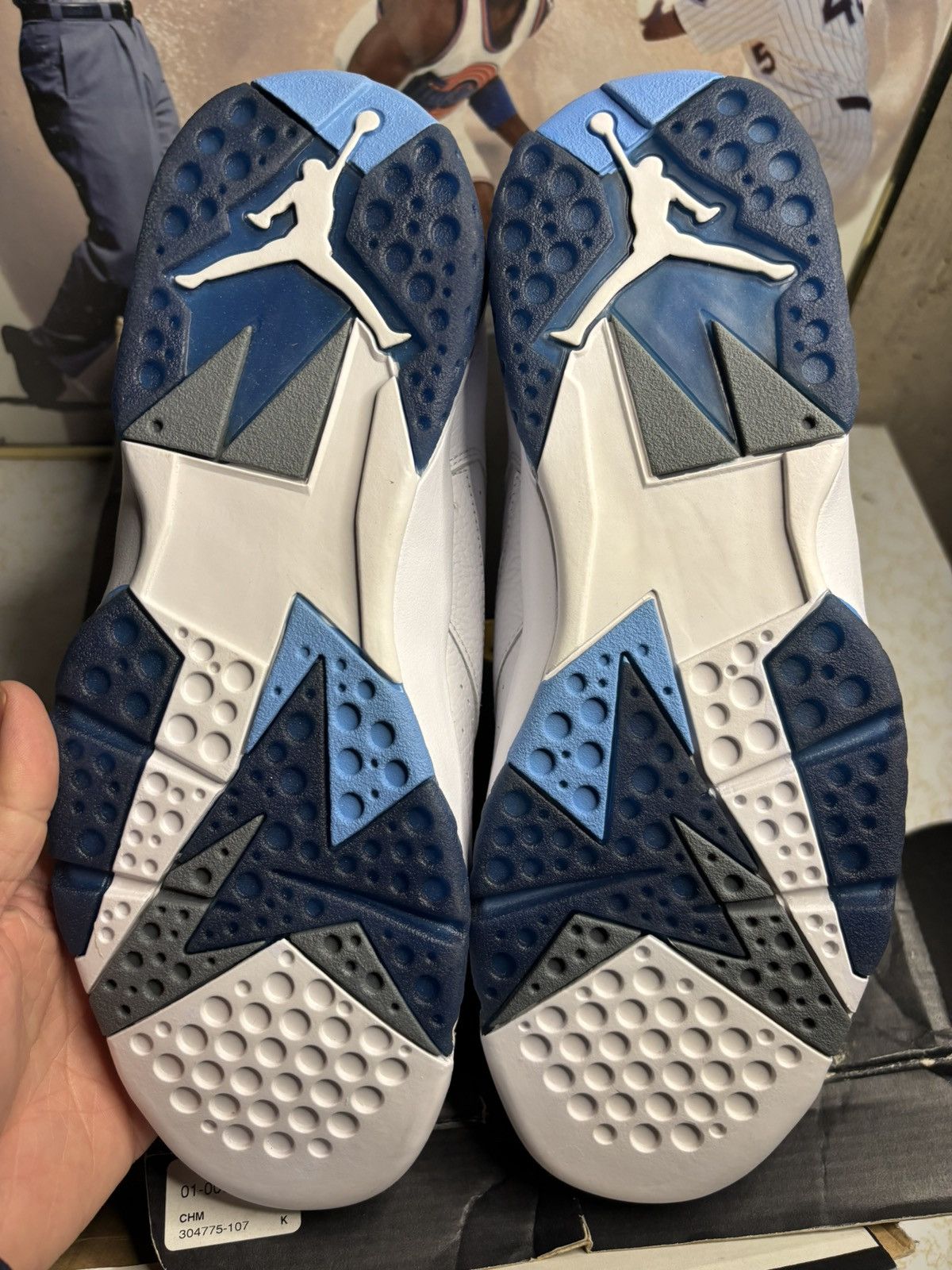 Jordan Brand Air Jordan 7 Retro French Blue Size US 10.5 / EU 43-44 - 5 Thumbnail