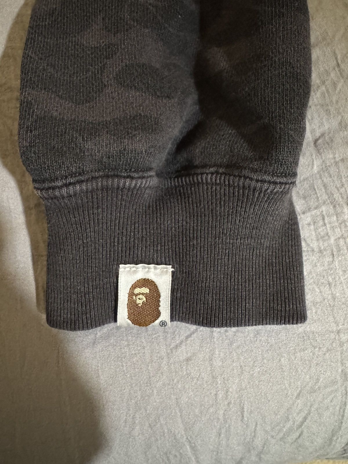 Bape A Bathing Ape Full Zip Solid Camo Hoodie Size US L / EU 52-54 / 3 - 6 Thumbnail
