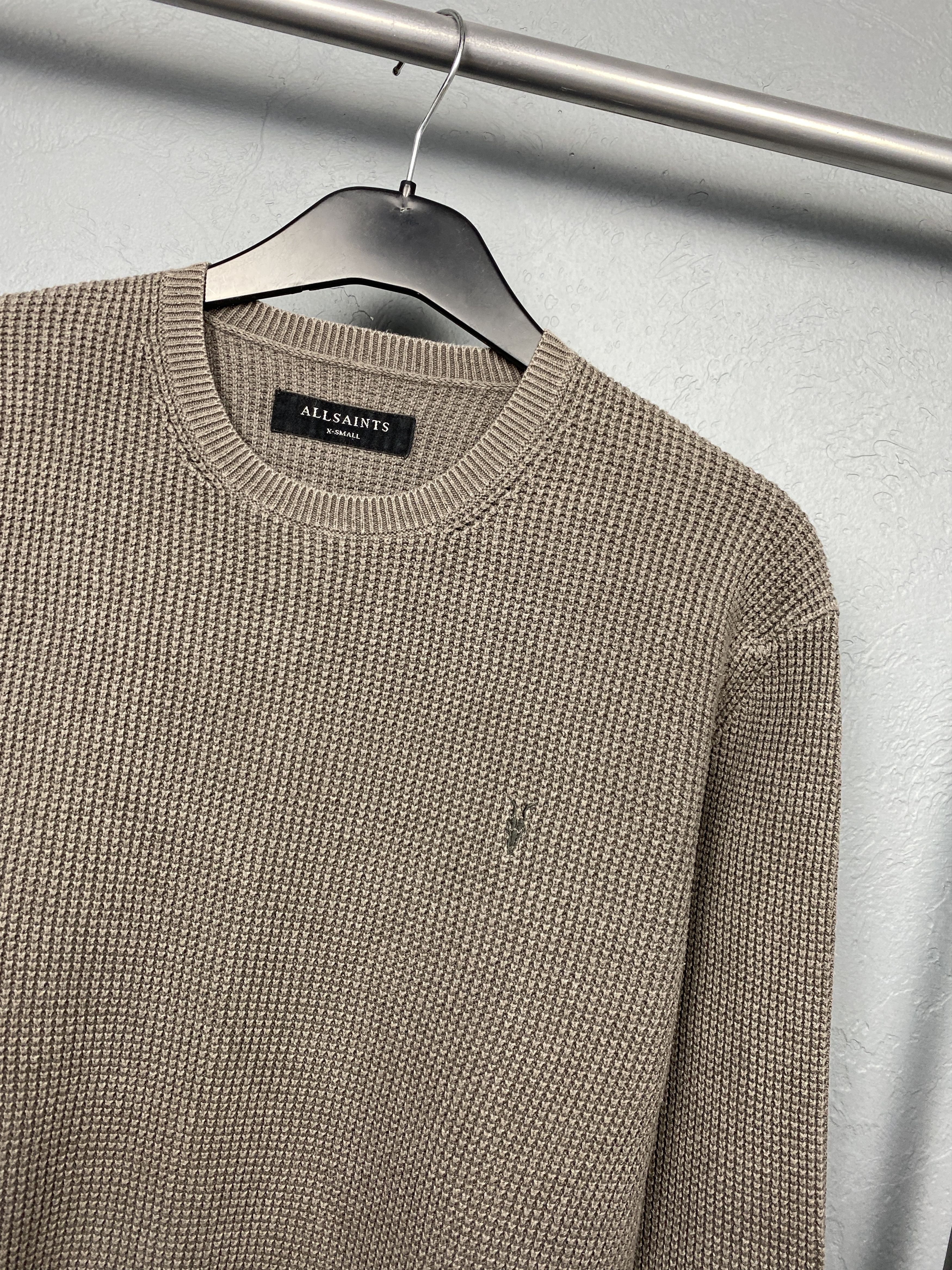Allsaints Allsaints Vintage Mens Trias Crew Neck Knit Sweater Size US XS / EU 42 / 0 - 2 Thumbnail