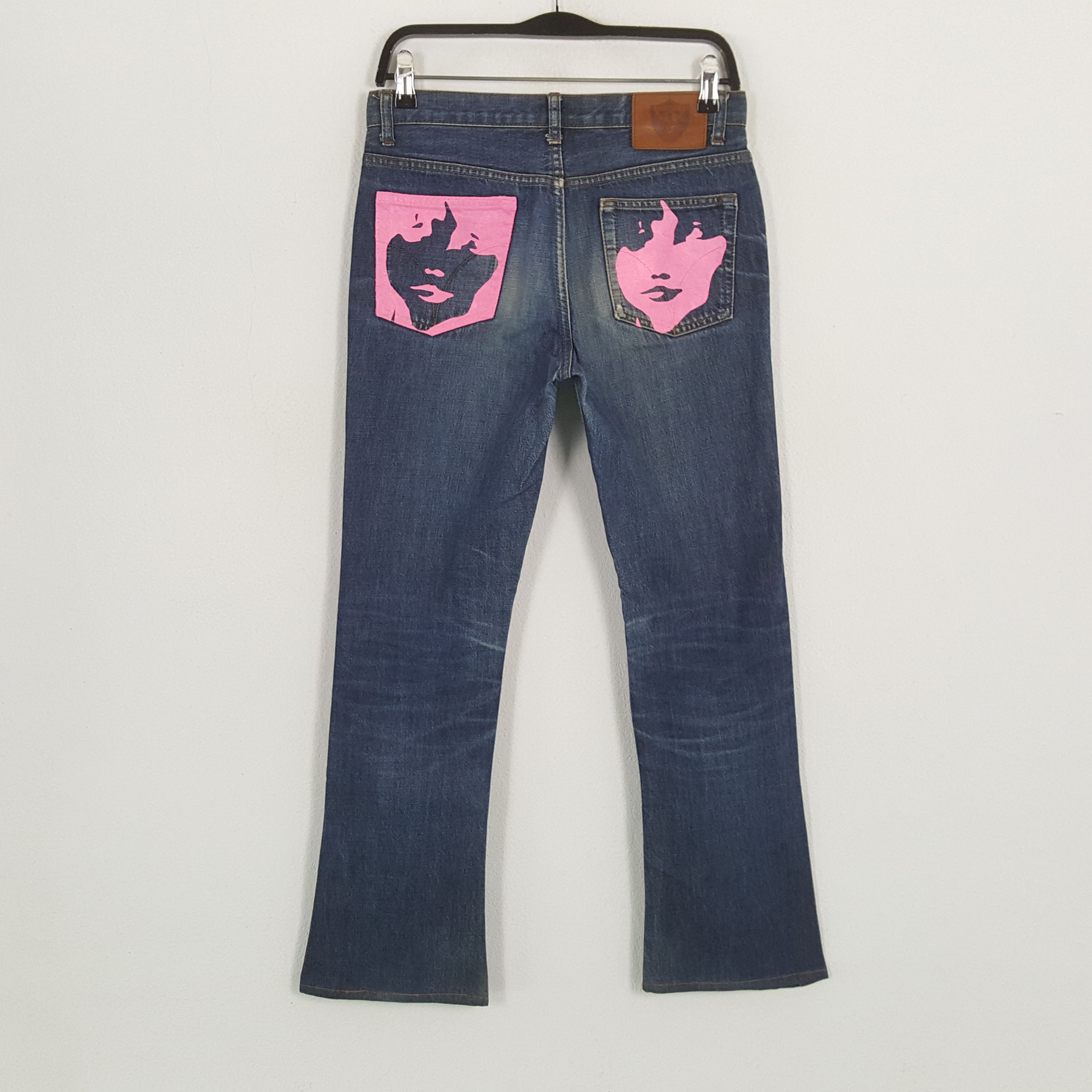 Hysteric Glamour HYSTERIC GLAMOUR Japanese Brand Streetwear Custom Art Jeans Size 29" - 1 Thumbnail