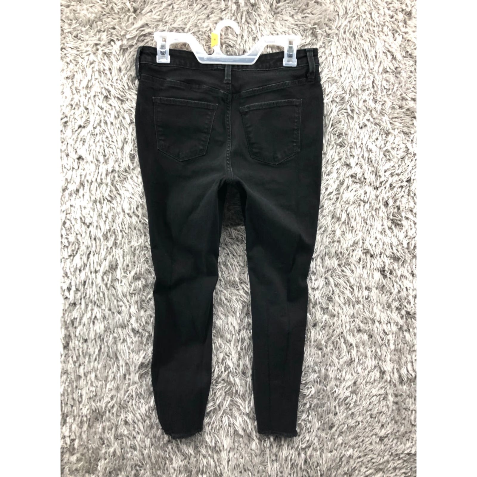 Vintage Universal Thread Jeans Womens Size 6 Mid Rise Skinny 5-Pocket Dark Wash Black Denim Size 28" / US 6 / IT 42 - 5 Thumbnail