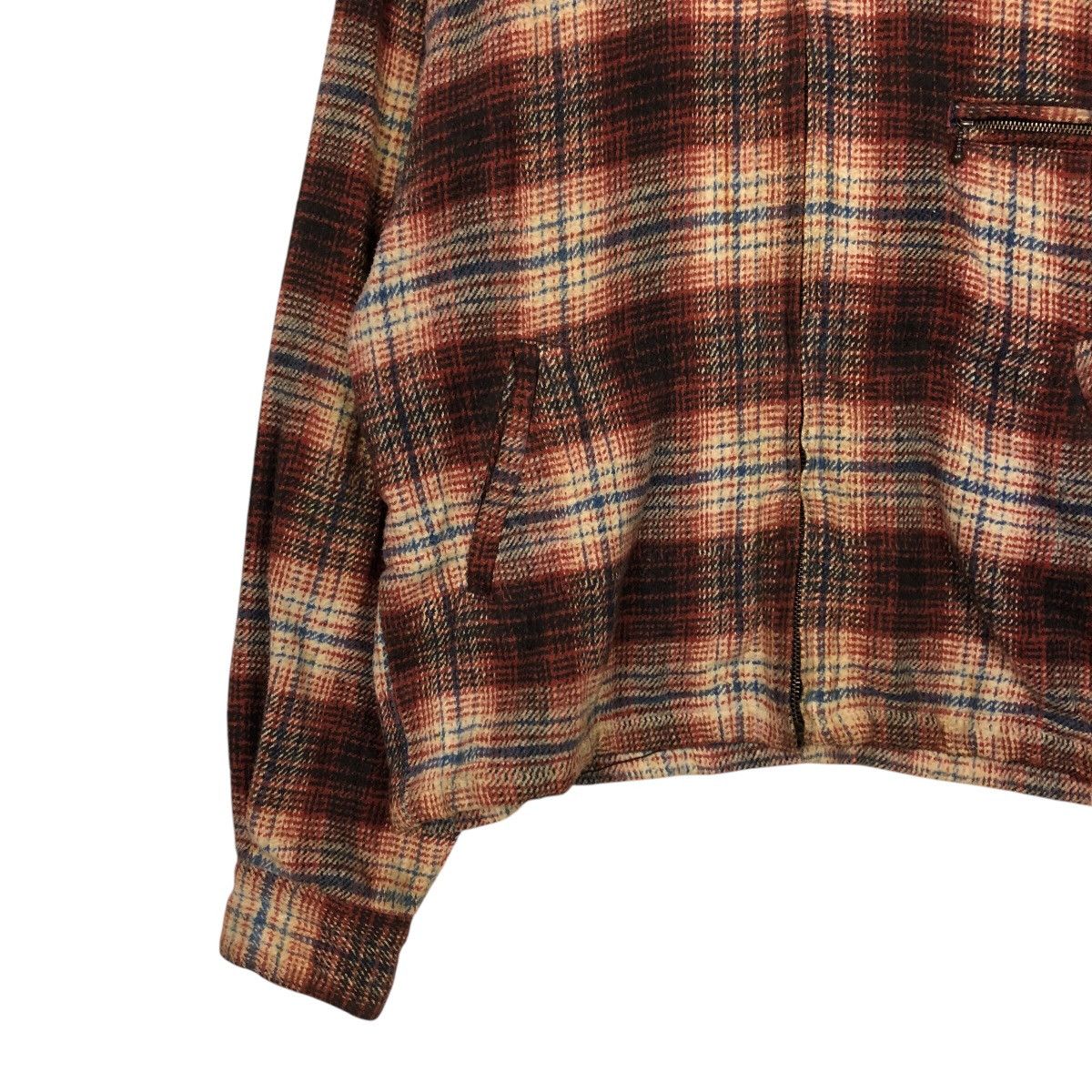 Japanese Brand 📌Hard Core Tough Wear Big John Zipper Worker Jacket Tartan Size US M / EU 48-50 / 2 - 5 Thumbnail