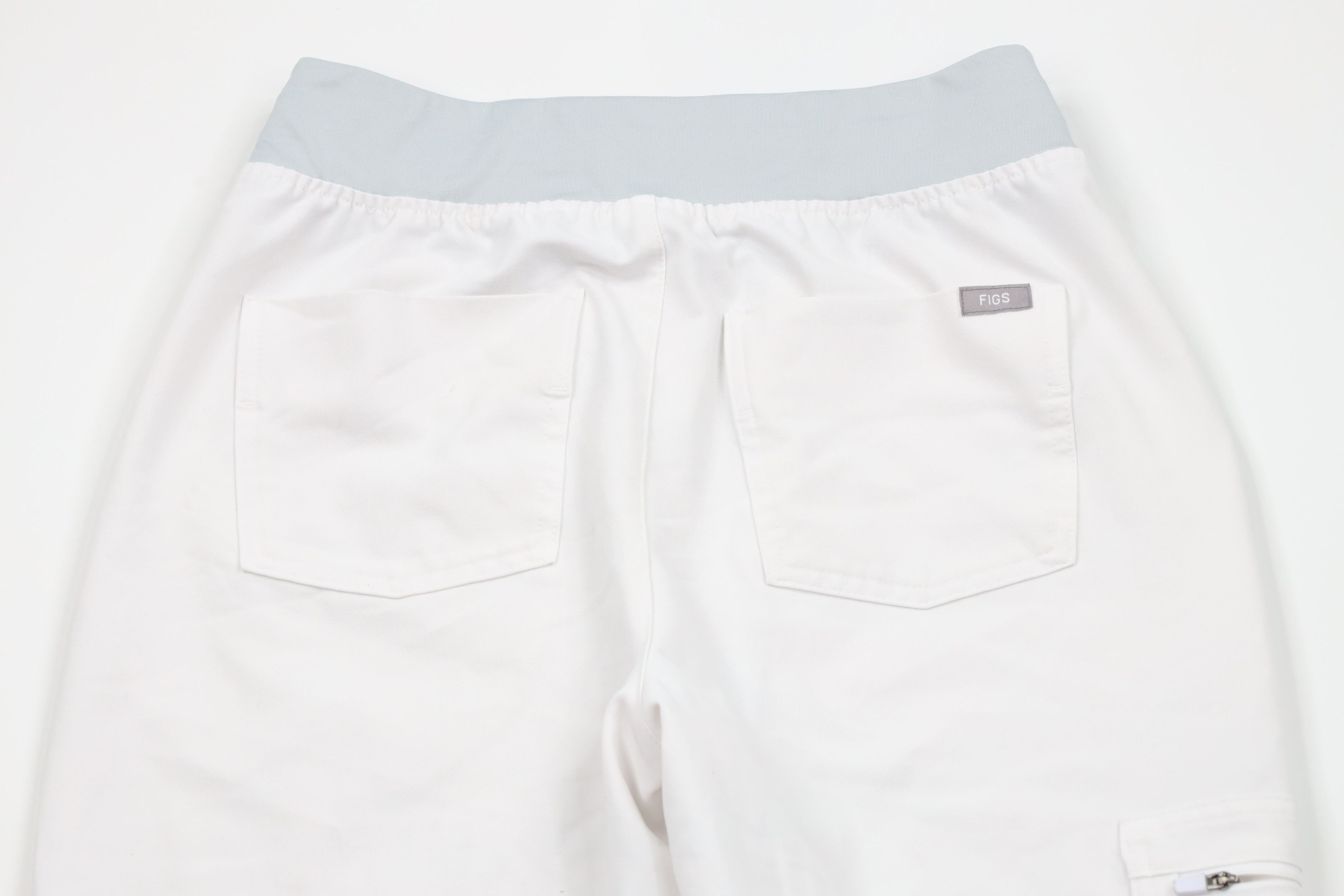 Vintage Figs Technical Collection Nurse Scrubs Joggers Pants White Size 26" / US 2 / IT 38 - 8 Thumbnail