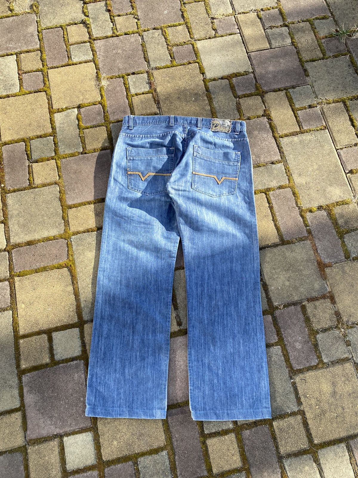 Diesel Vintage Diesel Washed Japanece Wide Flared Jeans Y2k Size L Size US 36 / EU 52 - 2 Thumbnail