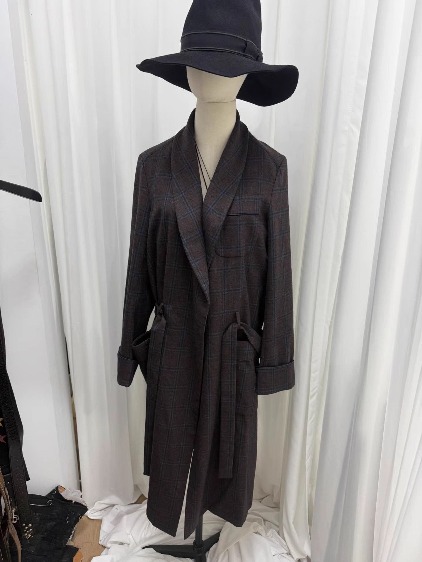 Undercover UNDERCOVER Wool Plaid Robe Coat K20 Size US M / EU 48-50 / 2 - 1 Thumbnail
