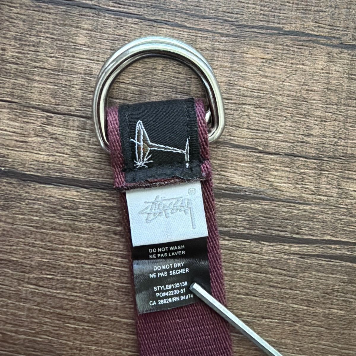 Stussy Stussy Martini cloth adjustable belt Size ONE SIZE - 2 Thumbnail