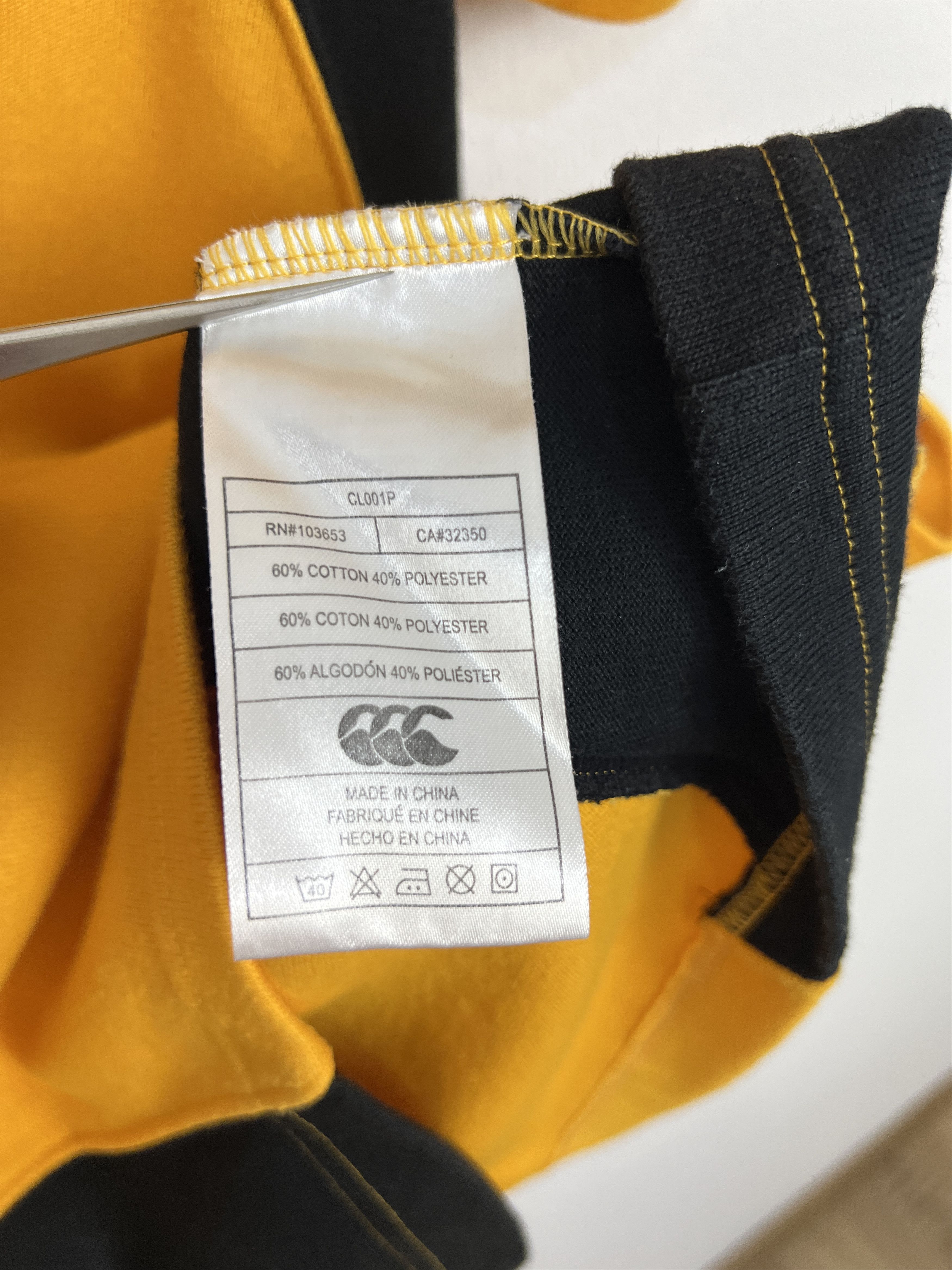 Vintage Vintage Canterbury London Wasps Rugby Union Mens Jersey Size US L / EU 52-54 / 3 - 8 Thumbnail