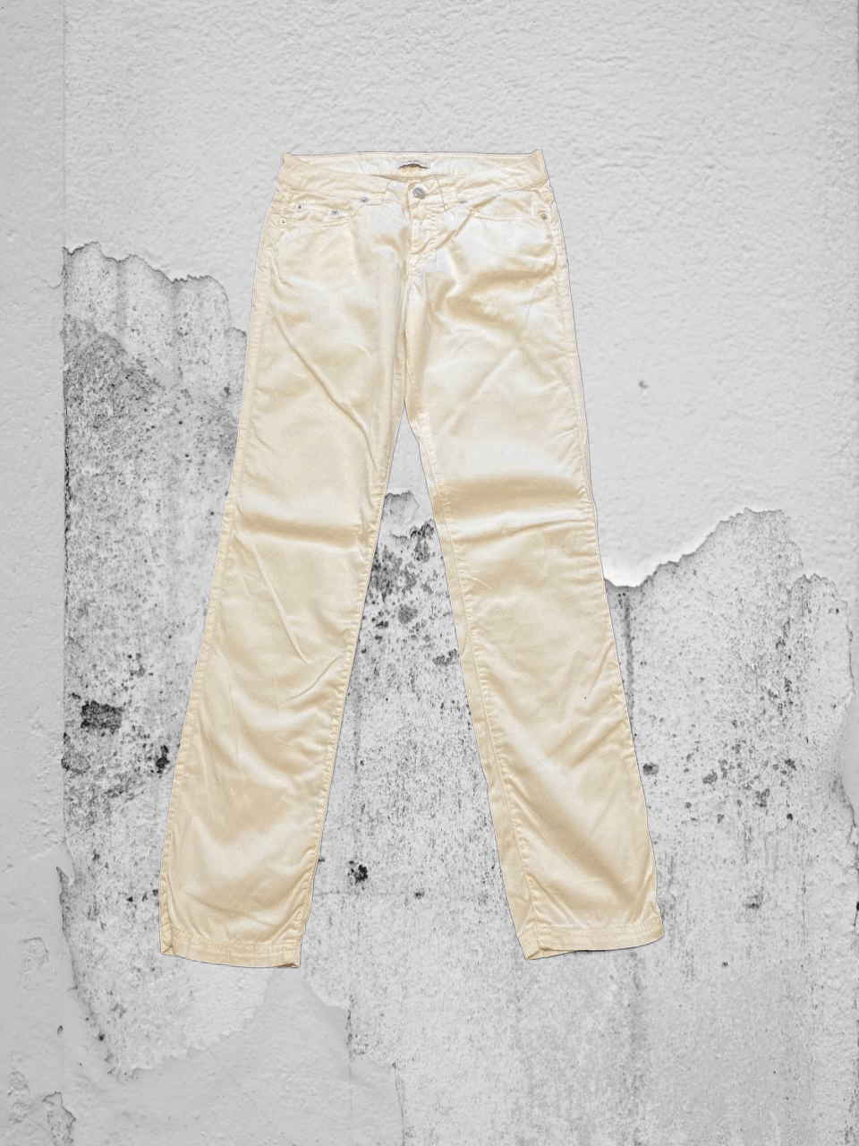 Versace vintage Versace white jeans luxury streetwear Y2K Size US 27 - 1 Thumbnail