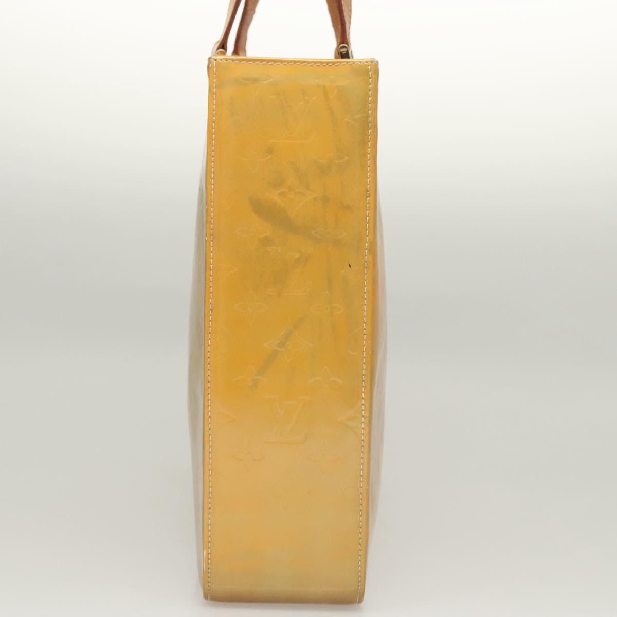 Louis Vuitton LOUIS VUITTON Monogram Vernis Columbus Tote Bag Gris M91028 Size ONE SIZE - 5 Thumbnail