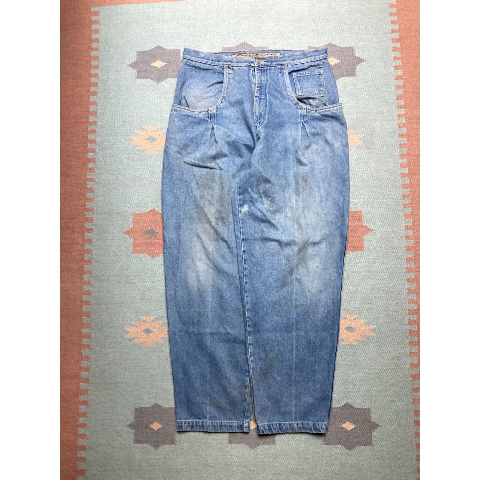 Vintage VINTAGE PACO Jeans Baggy JNCO Style 36x33 Men Blue 90s Skater Huge Pockets Size US 36 / EU 52 - 5 Thumbnail