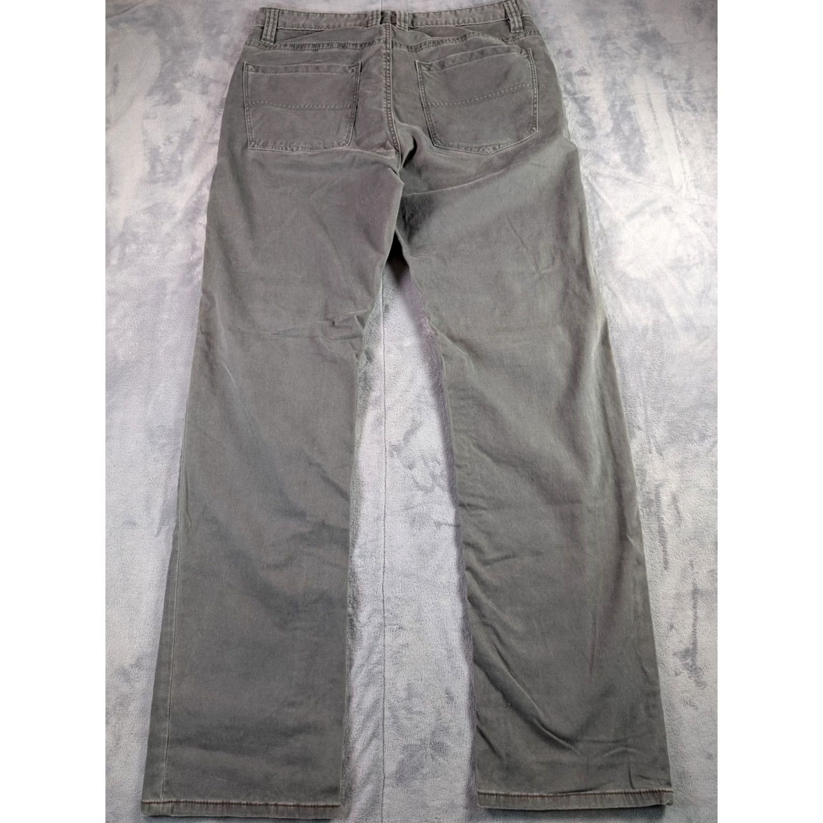 Tommy Bahama Tommy Bahama Boracay 5 Pocket Chino Pants Men 34X33 Gray Stretch Flat Front Slim? Regular fits Size US 35 - 6 Thumbnail
