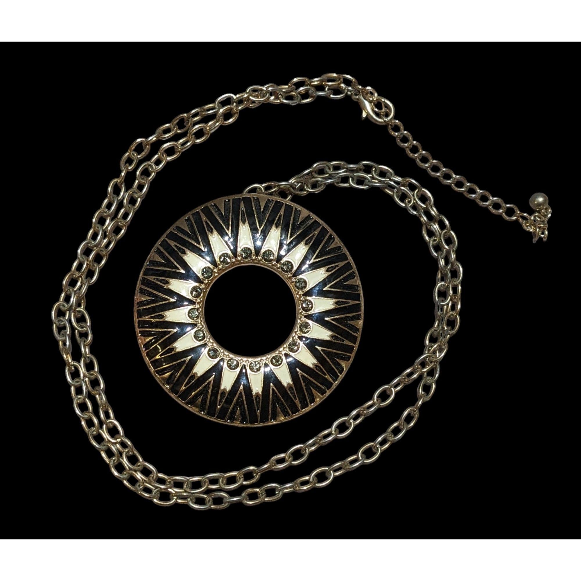 Other Vintage Boho Chic Sunburst Pendant Necklace Size ONE SIZE - 2 Thumbnail