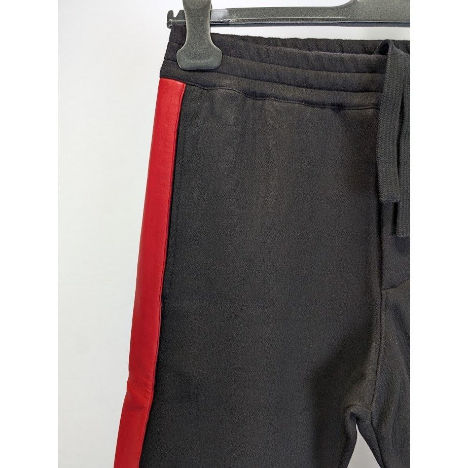 Alexander McQueen o1rshd1 Sweatpant Jogger in Black / Red Size US 32 / EU 48 - 9 Thumbnail